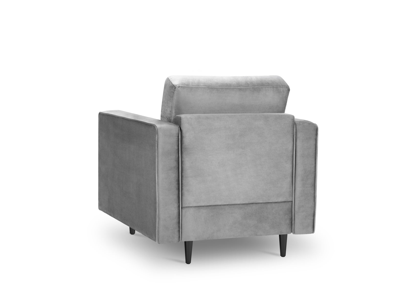Moderner 1-Sitzer Sessel Aspen in ansprechendem Grauton, perfekt für stilvolle Einrichtungskonzepte von Cosmopolitan Design.