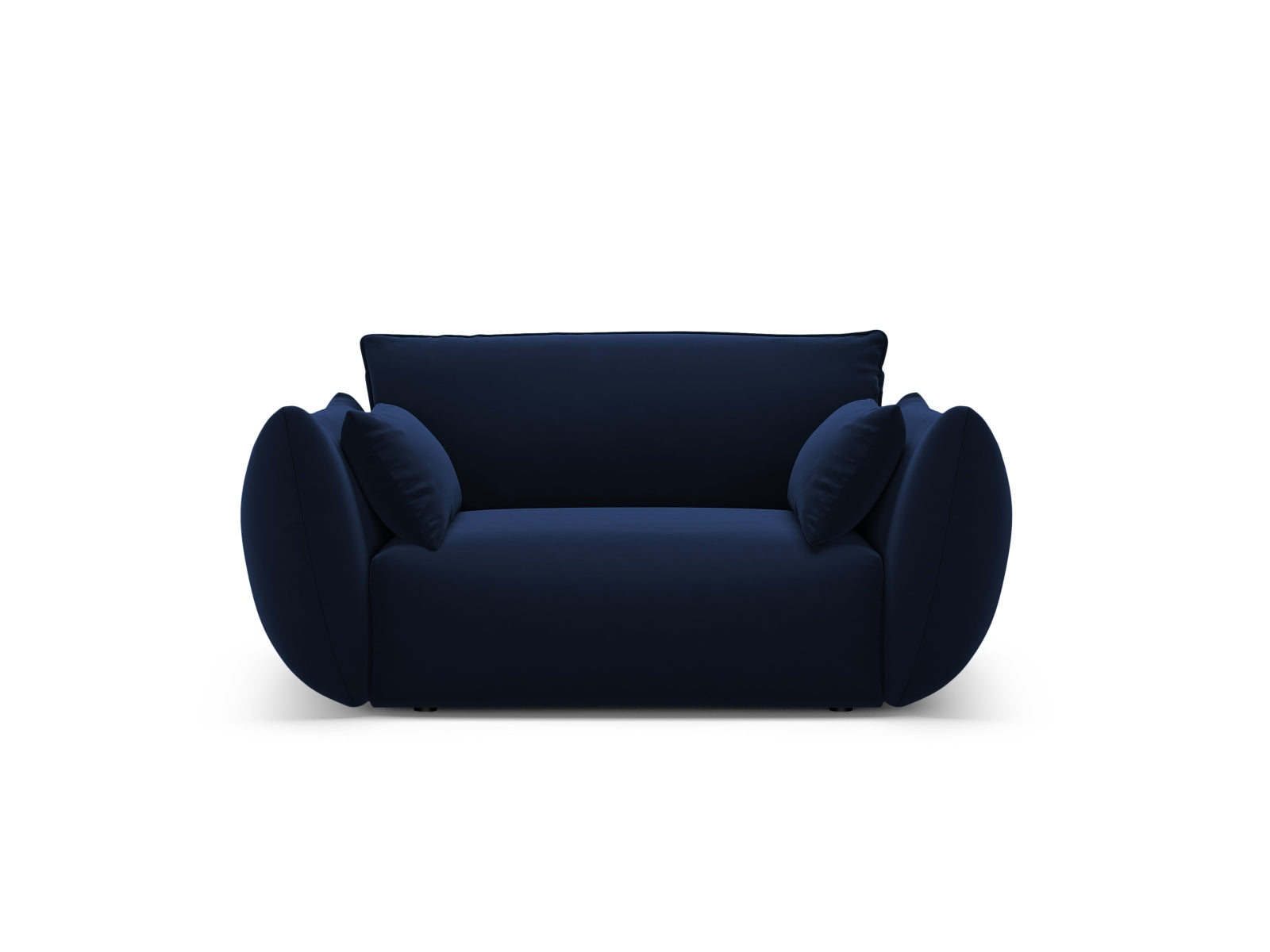 1-Sitzer Sessel Matera in Royal Blue-Salvador präsentiert im Onlineshop von KAQTU Design AG. Sessel ist von Cosmopolitan Design