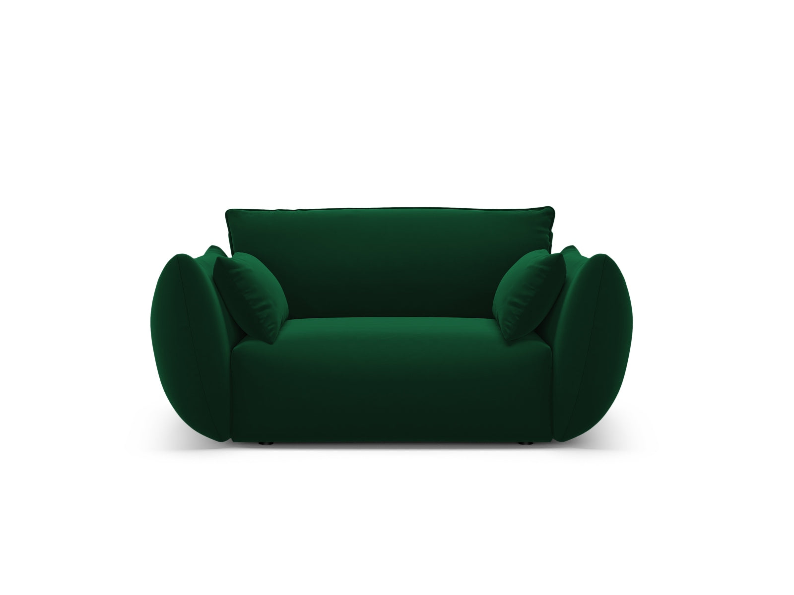 1-Sitzer Sessel Matera in Bottle Green-Salvador präsentiert im Onlineshop von KAQTU Design AG. Sessel ist von Cosmopolitan Design