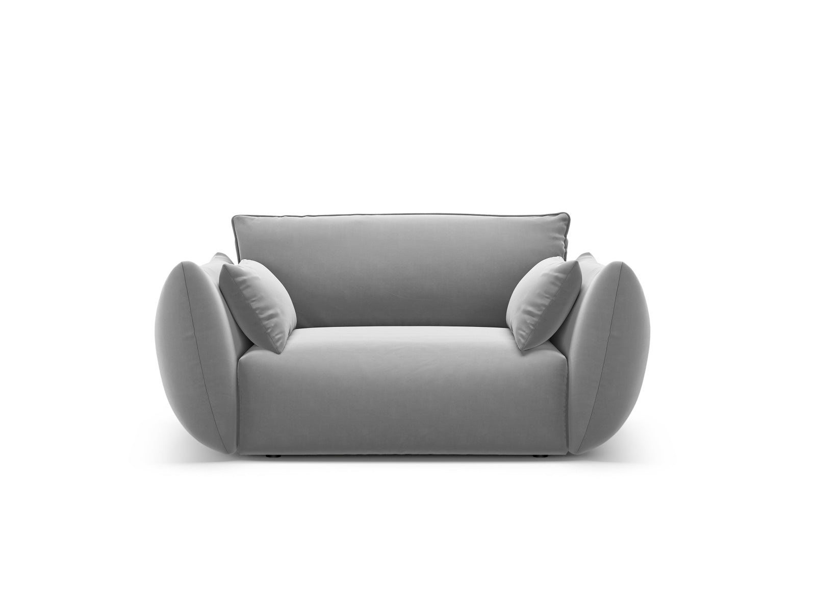 1-Sitzer Sessel Matera in Grey-Salvador präsentiert im Onlineshop von KAQTU Design AG. Sessel ist von Cosmopolitan Design