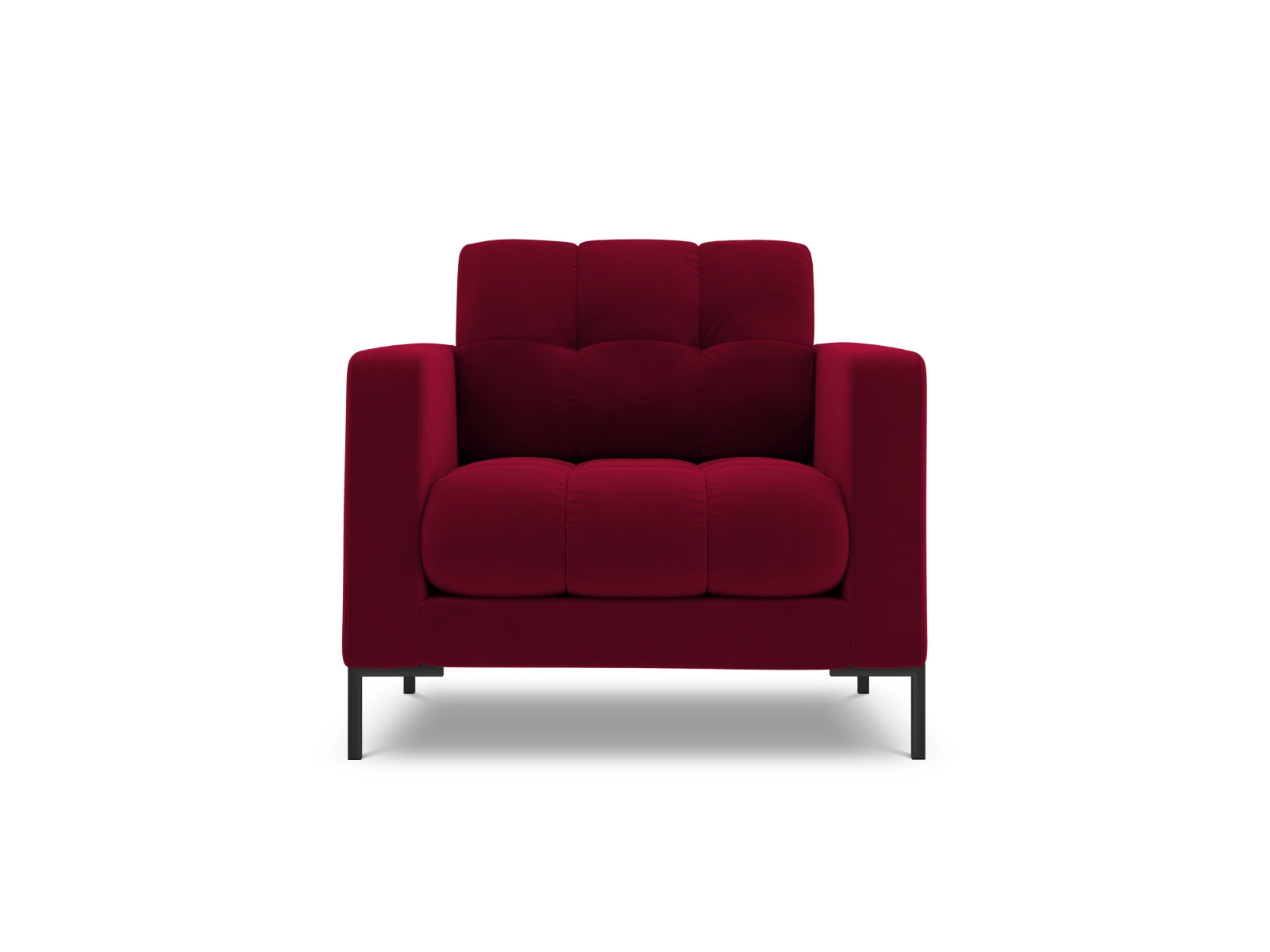 1-Sitzer Sessel Bali in Red-Bluvel präsentiert im Onlineshop von KAQTU Design AG. Sessel ist von Cosmopolitan Design