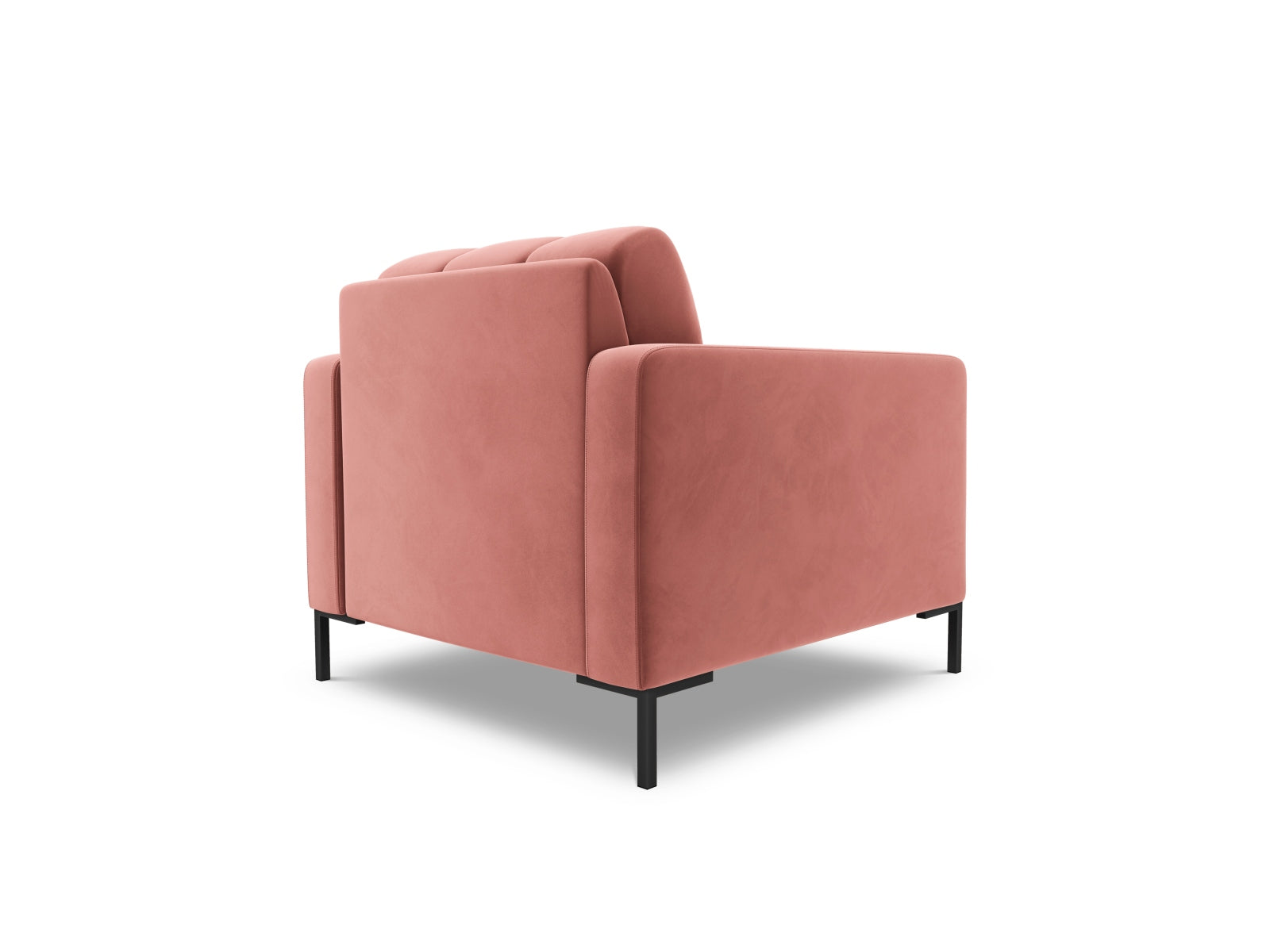 Eleganter 1-Sitzer Sessel Bali in lebhaftem Pink-Bluvel, ideal für trendbewusste Wohnräume von Cosmopolitan Design.