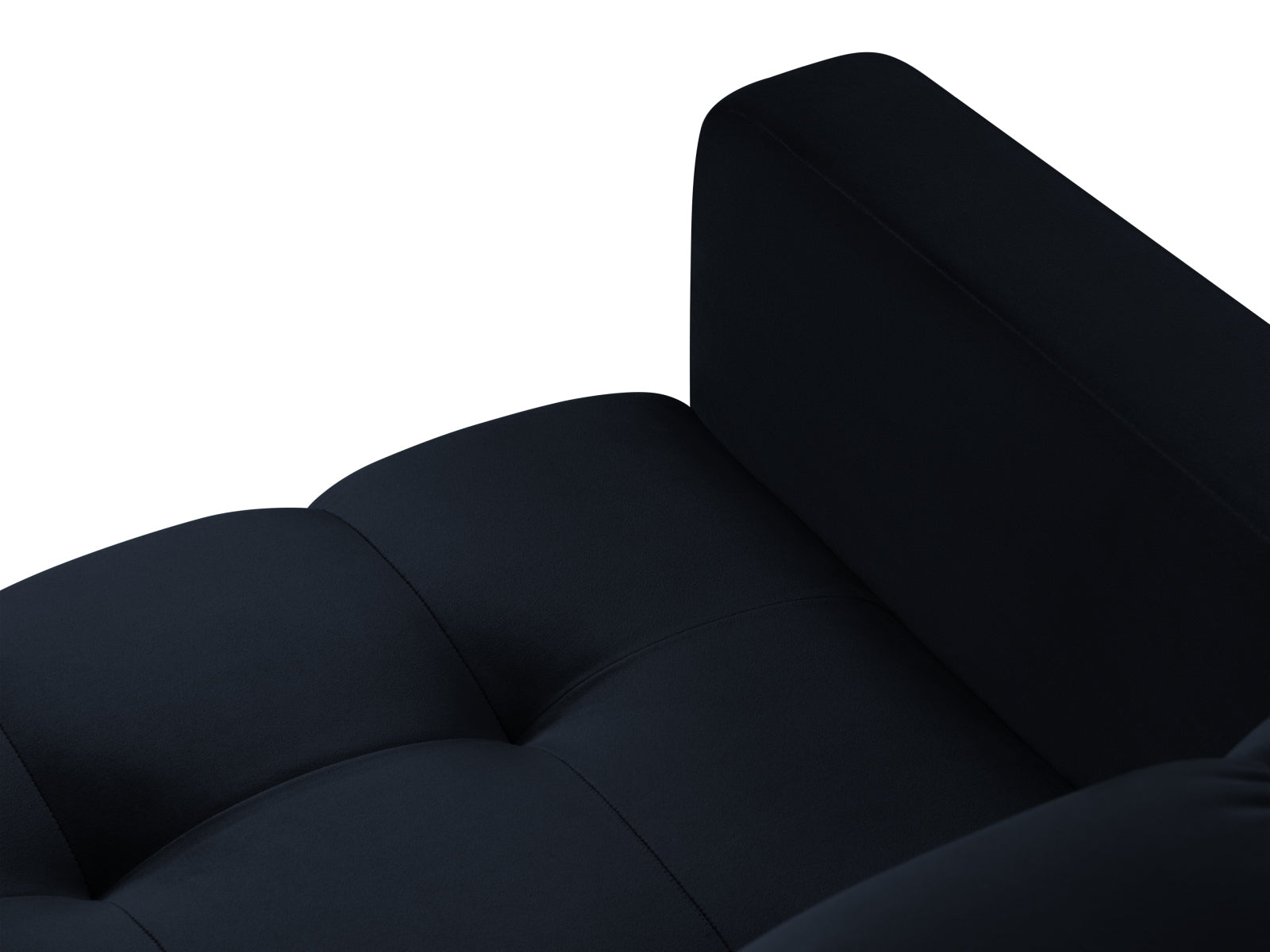 Stylischer 1-Sitzer Sessel Bali in ansprechendem Blau, perfekt für stilvolle Interiors, bietet hohen Sitzkomfort und modernes Flair von Cosmopolitan Design.
