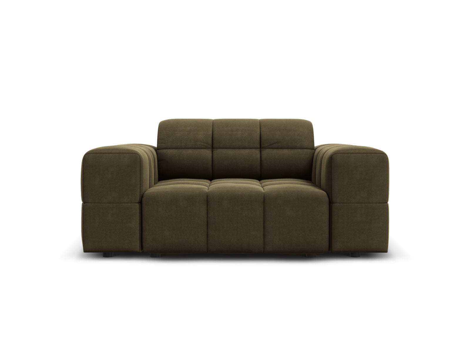 1-Sitzer Sessel Chicago in Green-Bluvel präsentiert im Onlineshop von KAQTU Design AG. Sessel ist von Cosmopolitan Design