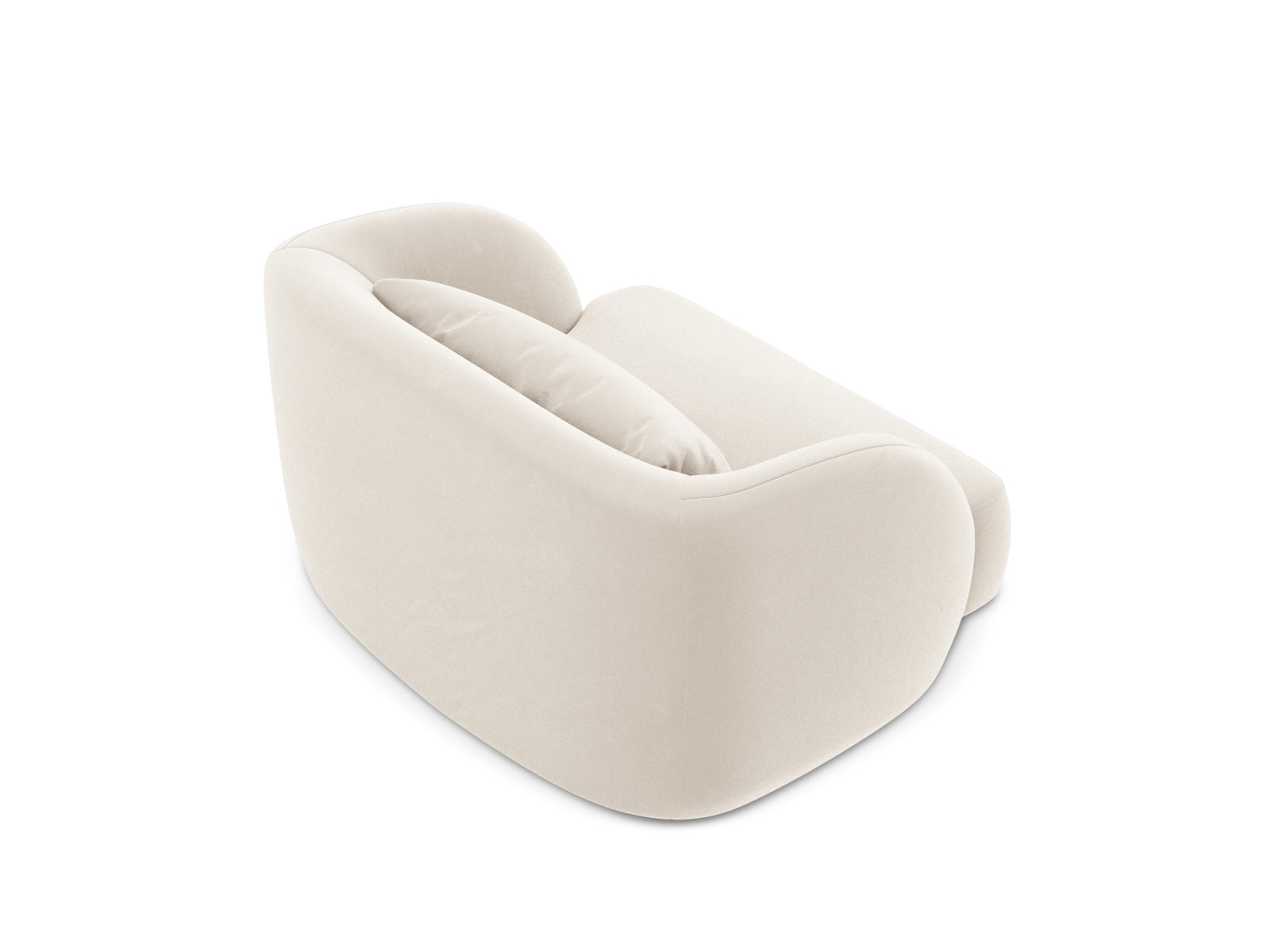 Entdecken Sie den Tulum Velour Sessel von Cosmopolitan Design – ein stilvoller 1-Sitzer (90cm), der Komfort und Eleganz in Ihr Zuhause bringt.