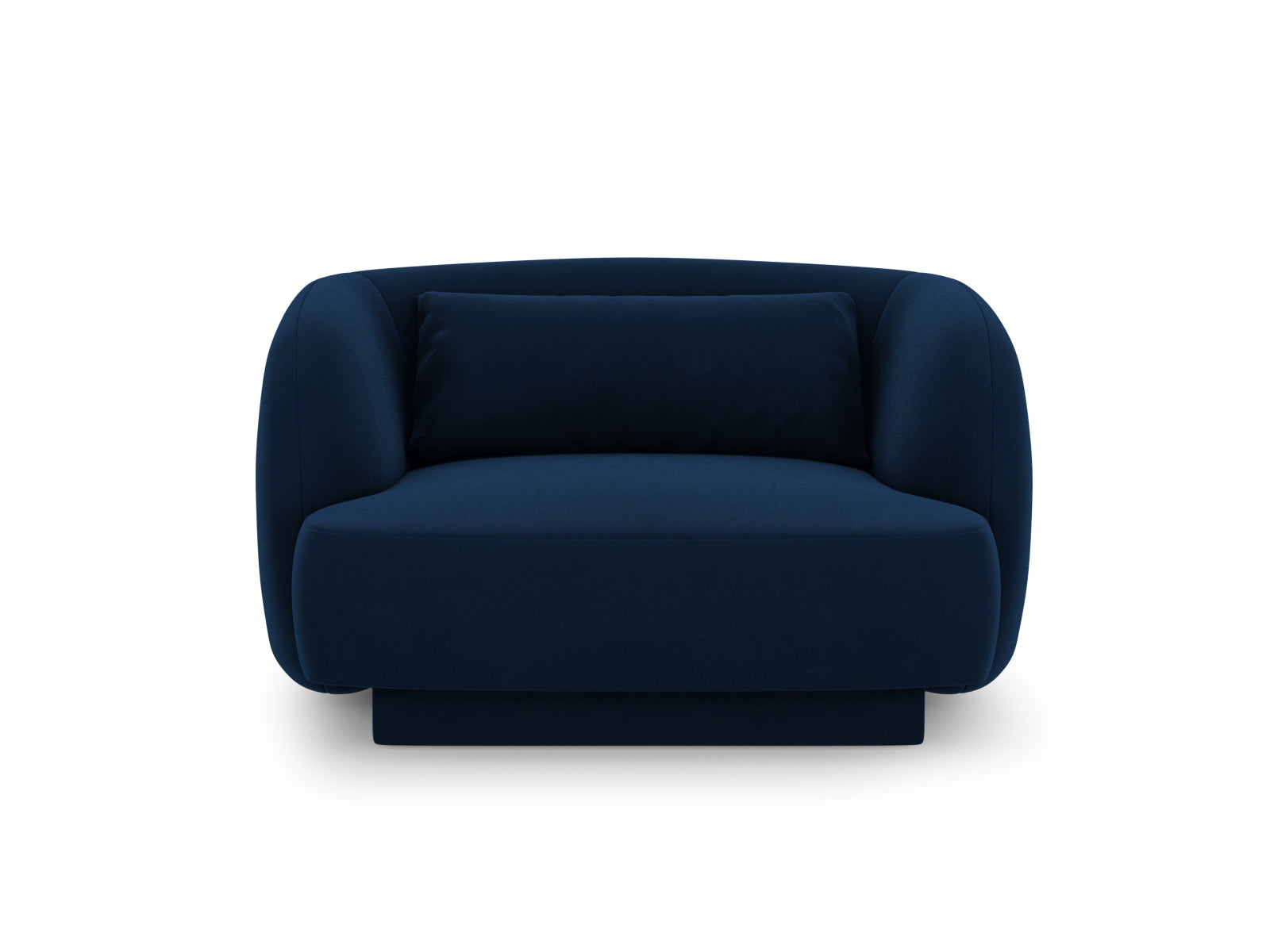 Tulum Velour Sessel 1 Sitz 90cm in Royal Blue-Bluvel präsentiert im Onlineshop von KAQTU Design AG. Sessel ist von Cosmopolitan Design