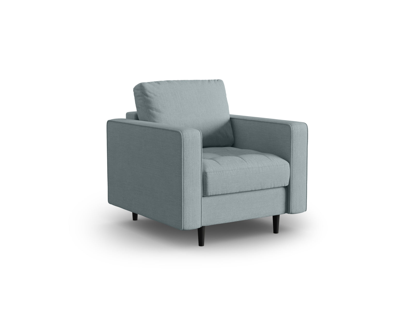 1-Sitzer Sessel Aspen in Blue-Melva präsentiert im Onlineshop von KAQTU Design AG. Sessel ist von Cosmopolitan Design