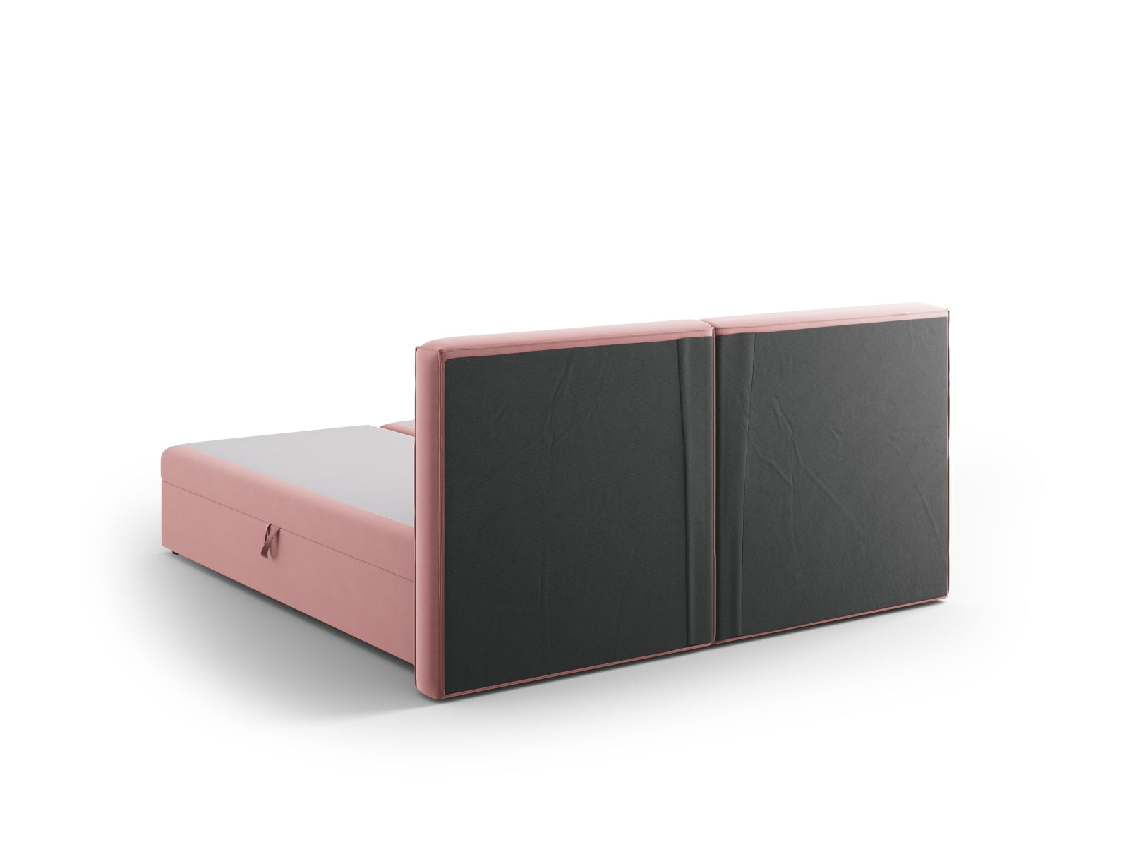 Elegantes Boxspringbett-Set Arendal in 160 cm, in strahlendem Pink, ideal für moderne Schlafzimmergestaltung und gemütliche Atmosphäre.