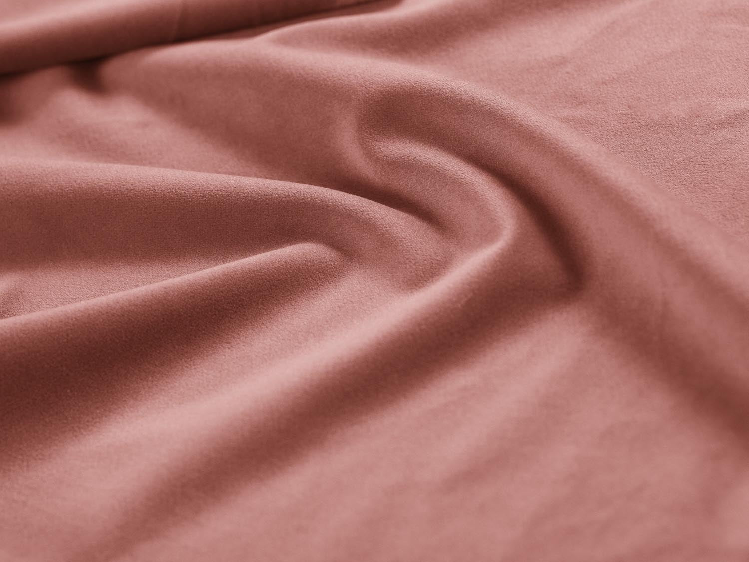 Stylisches Boxspringbett-Set Arendal in lebhaftem Pink, perfekt für ein trendbewusstes Schlafzimmer und einladendes Ambiente.
