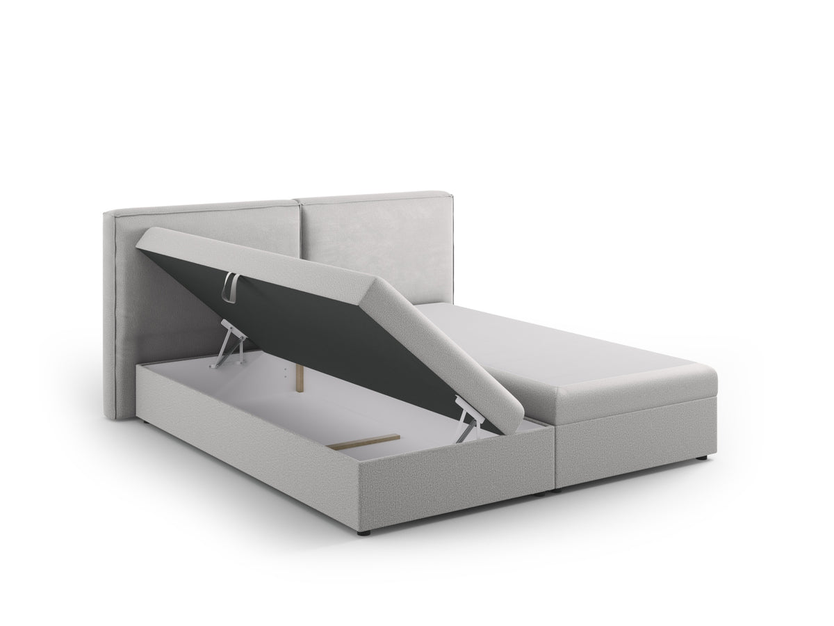 Arendal Boxspringbett-Set 180cm in Light Grey-Megan präsentiert im Onlineshop von KAQTU Design AG. Bett ist von Cosmopolitan Design