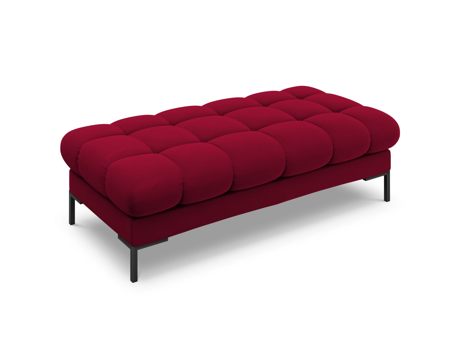 2-Sitzer Bank Bali in Red-Bluvel präsentiert im Onlineshop von KAQTU Design AG. Modulares Sofa ist von Cosmopolitan Design
