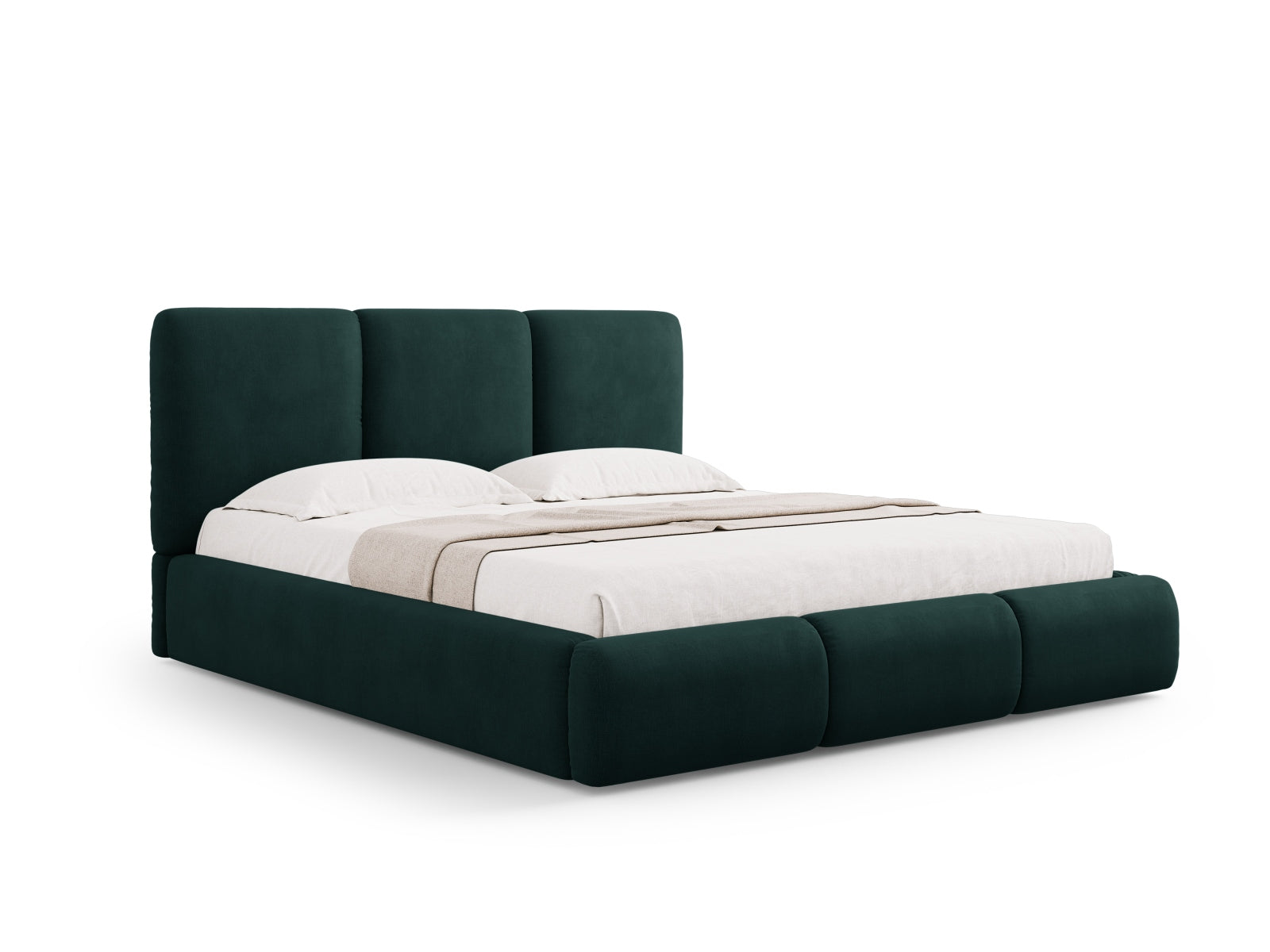 Entdecken Sie das Nicolas Bett von Cosmopolitan Design: stilvolles Design, praktischer Stauraum und ein attraktives Headboard für Ihr Schlafzimmer.