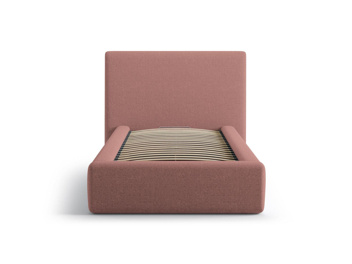 Asti Bett mit Stauraum mit Kopfteil 90cm in Dark Pink-Moly präsentiert im Onlineshop von KAQTU Design AG. Bett ist von Cosmopolitan Design