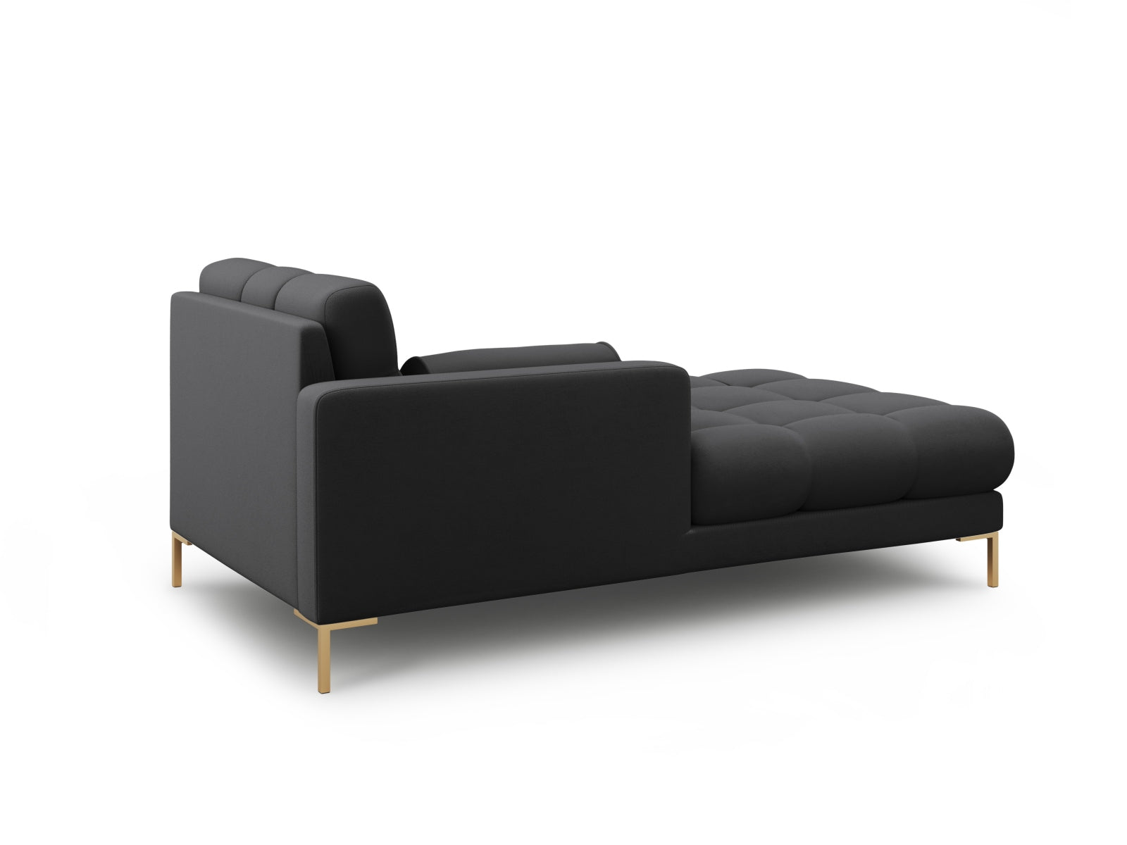Elegante 1-Sitzer Chaise Longue links Bali in zeitlosem Dunkelgrau, ideal für entspannte Momente und geschmackvolle Wohnräume.