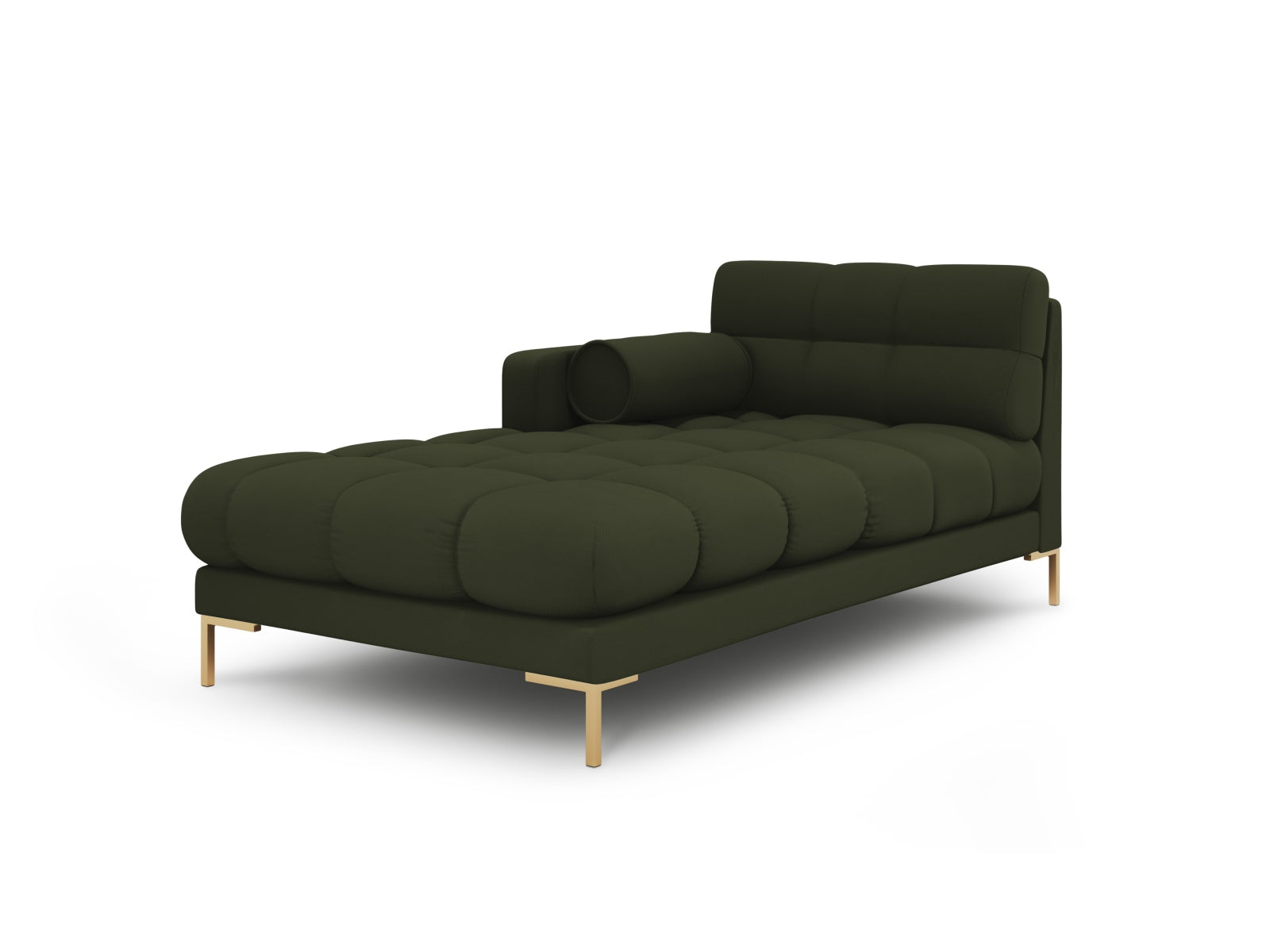 1-Sitzer Chaise Longue links Bali in Green-Neve präsentiert im Onlineshop von KAQTU Design AG. Modulares Sofa ist von Cosmopolitan Design