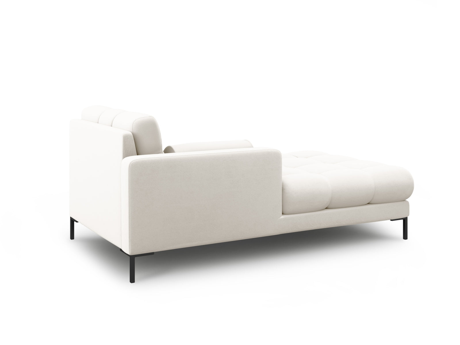 Elegante 1-Sitzer Chaise Longue links Bali in sanftem Light Beige-Neve, ideal für stilvolle Wohnräume und vielseitige Sofa-Kombinationen.