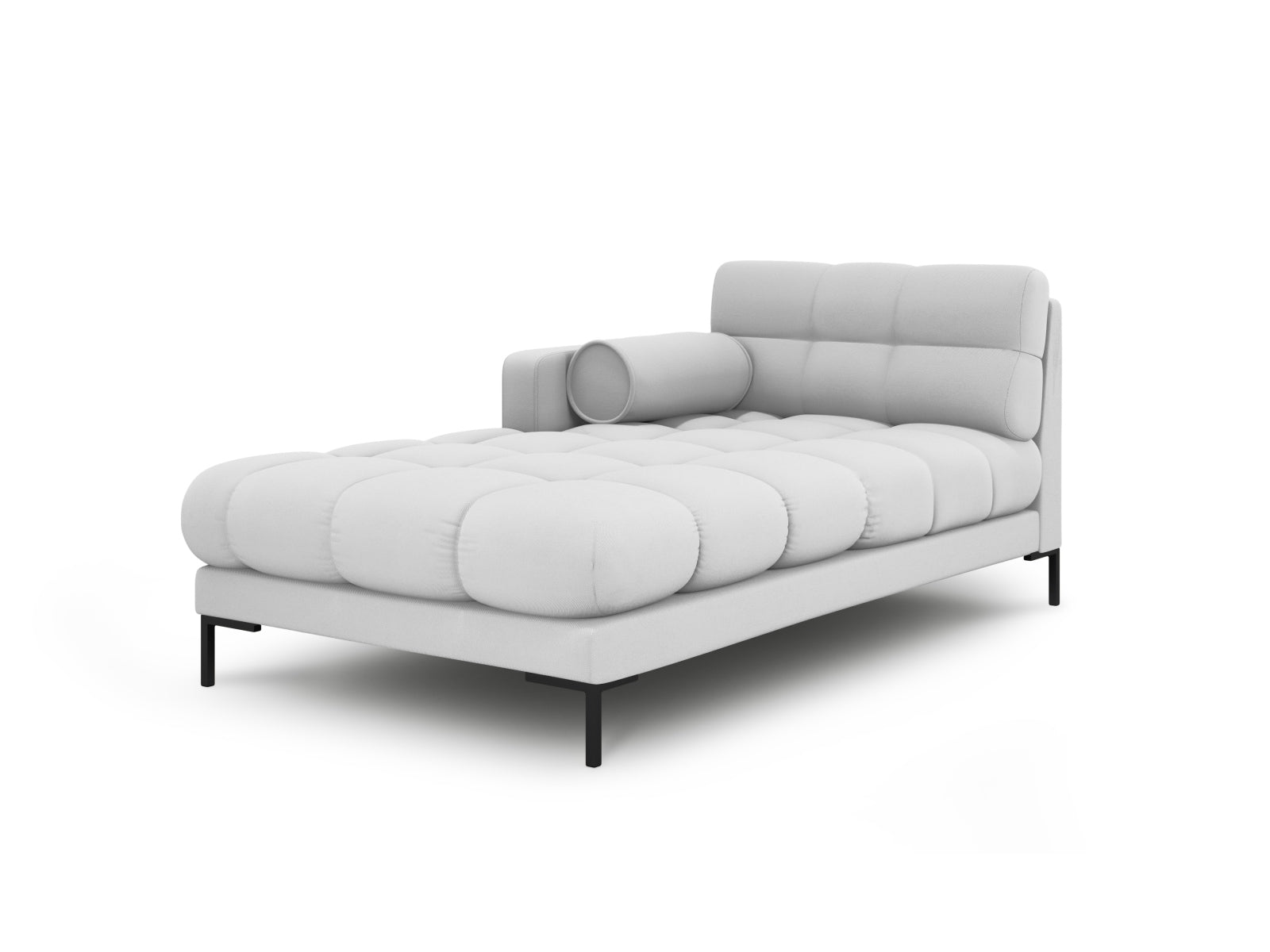 1-Sitzer Chaise Longue links Bali in Light Grey-Neve präsentiert im Onlineshop von KAQTU Design AG. Modulares Sofa ist von Cosmopolitan Design
