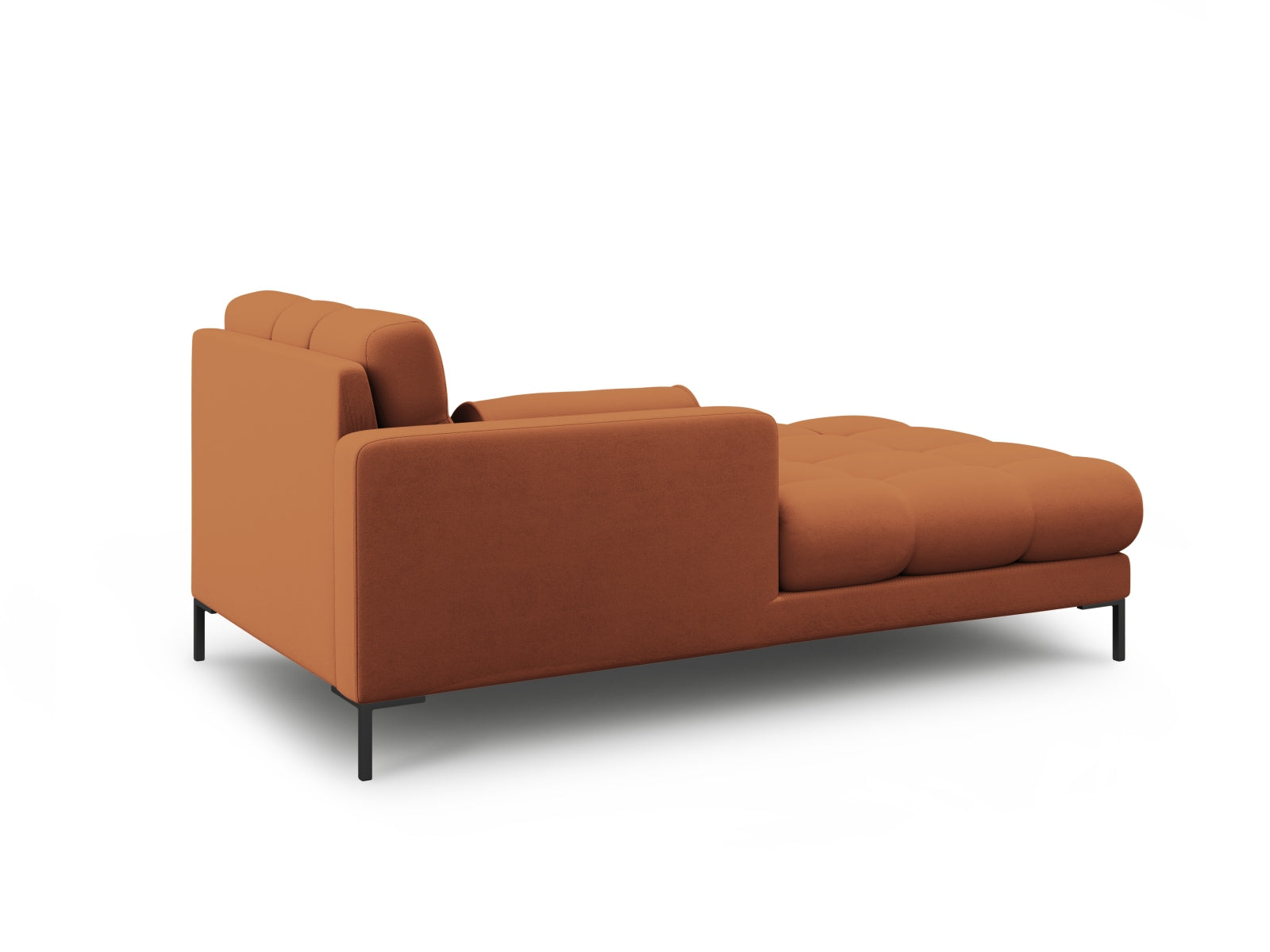 Elegante linke Chaise Longue Bali in Brick-Neve, Teil des modularen Sofas von Cosmopolitan Design, ideal für stilvolle Wohnräume.