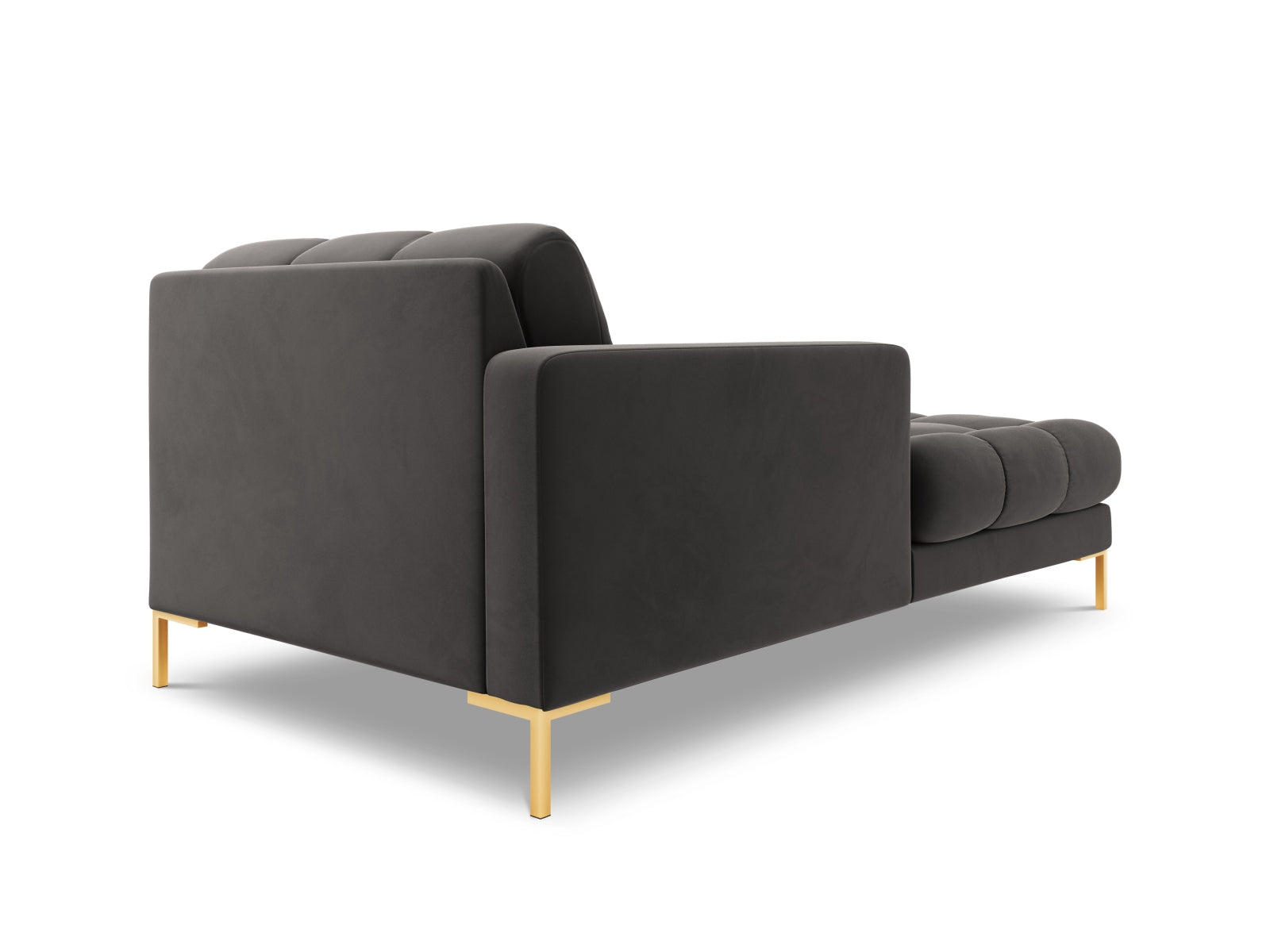 Moderne linke Chaise Longue Bali in tiefem Blau, perfekt für gemütliche Momente und geschmackvolle Wohnkonzepte.