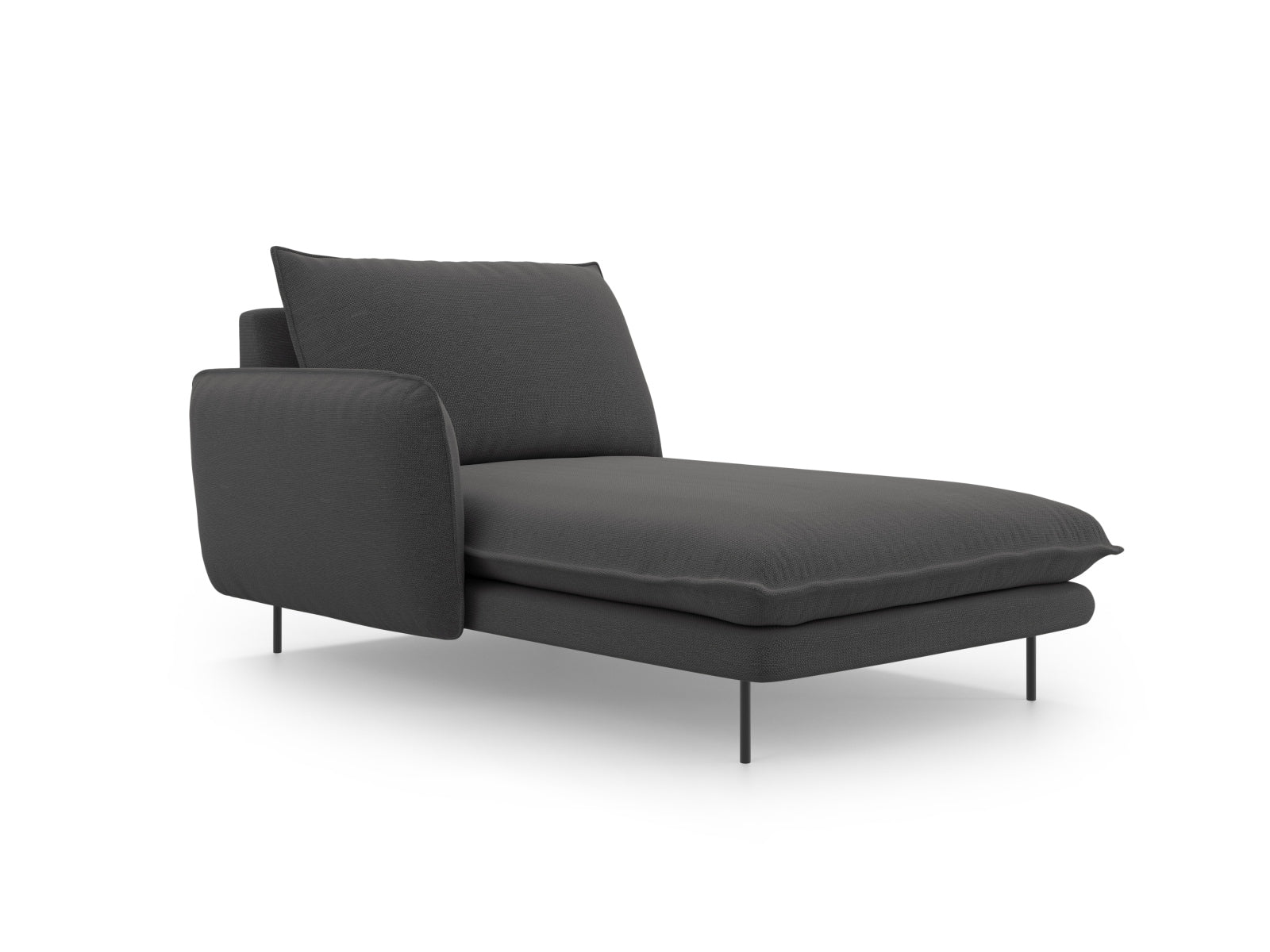 Erleben Sie das stilvolle Vienna Sofa Chaise Lounge links von Cosmopolitan Design – ein elegantes Möbelstück mit 110 cm Sitzfläche für höchsten Komfort.