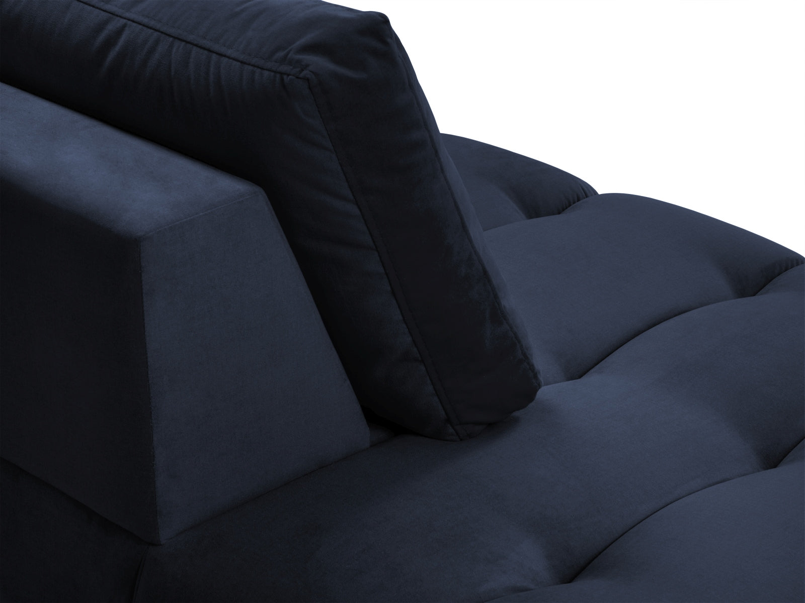 Geniessen Sie stilvollen Komfort mit der Hastings Velour Chaise Longue links 2 Sitzer von Cosmopolitan Design – ideal für Ihr modernes Wohnambiente.