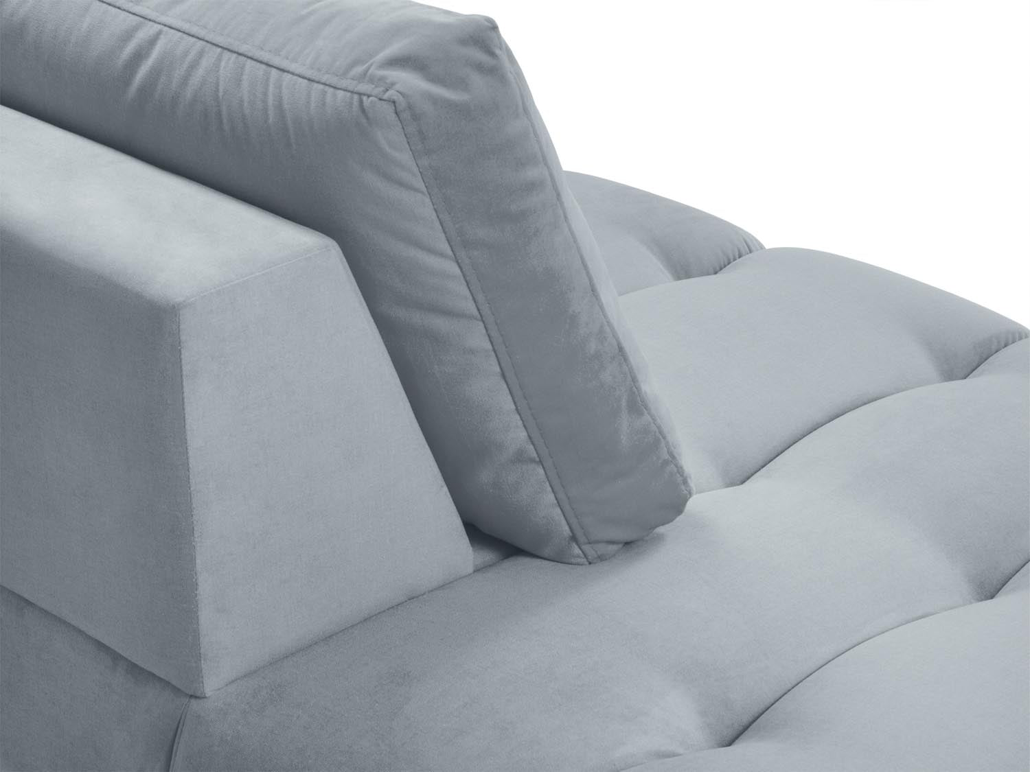 Geniessen Sie stilvollen Komfort mit der Hastings Velour Chaise Longue links 2 Sitzer von Cosmopolitan Design – ideal für Ihr modernes Wohnambiente.