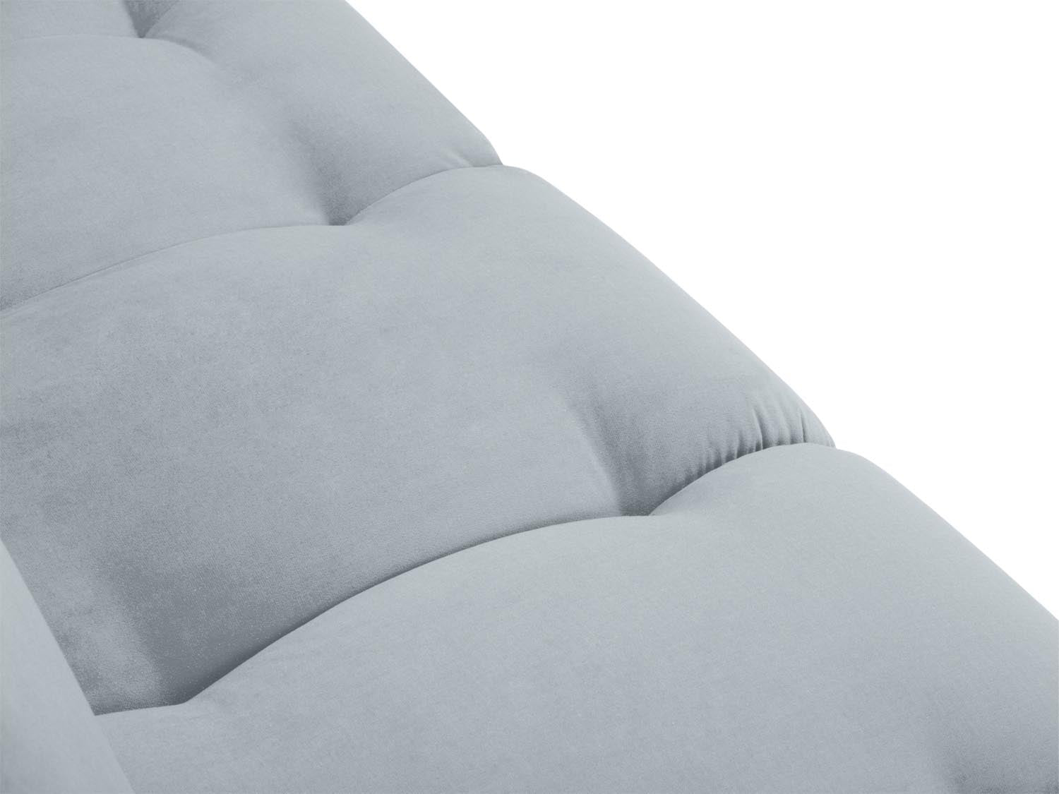 Erleben Sie luxuriösen Komfort mit der Hastings Velour Chaise Longue links 2 Sitzer von Cosmopolitan Design – perfekt für Ihr elegantes Zuhause.