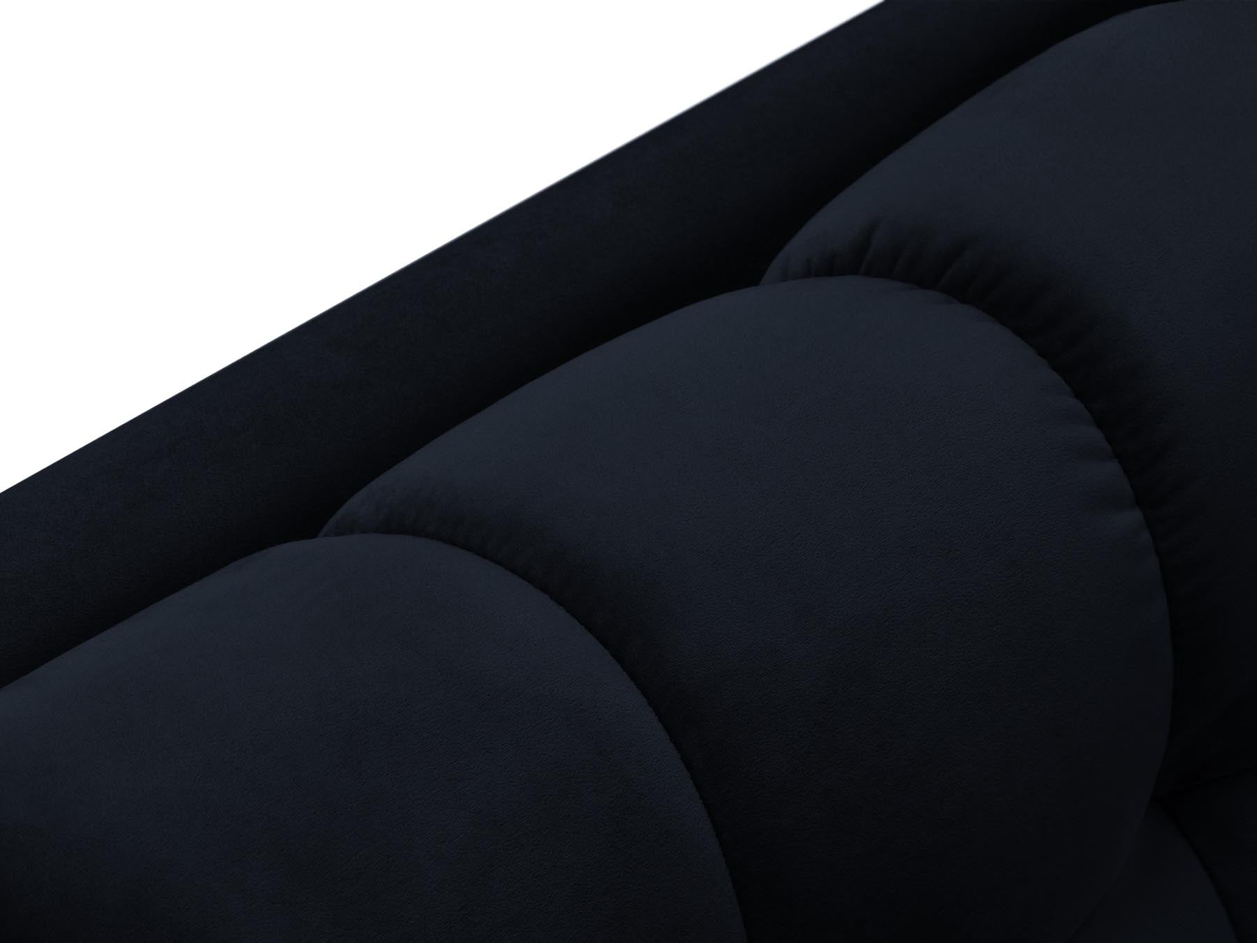 Elegante 1-Sitzer Chaise Longue rechts Bali in stilvollem Blau, ideal für stilvolle Wohnräume und entspannende Momente.