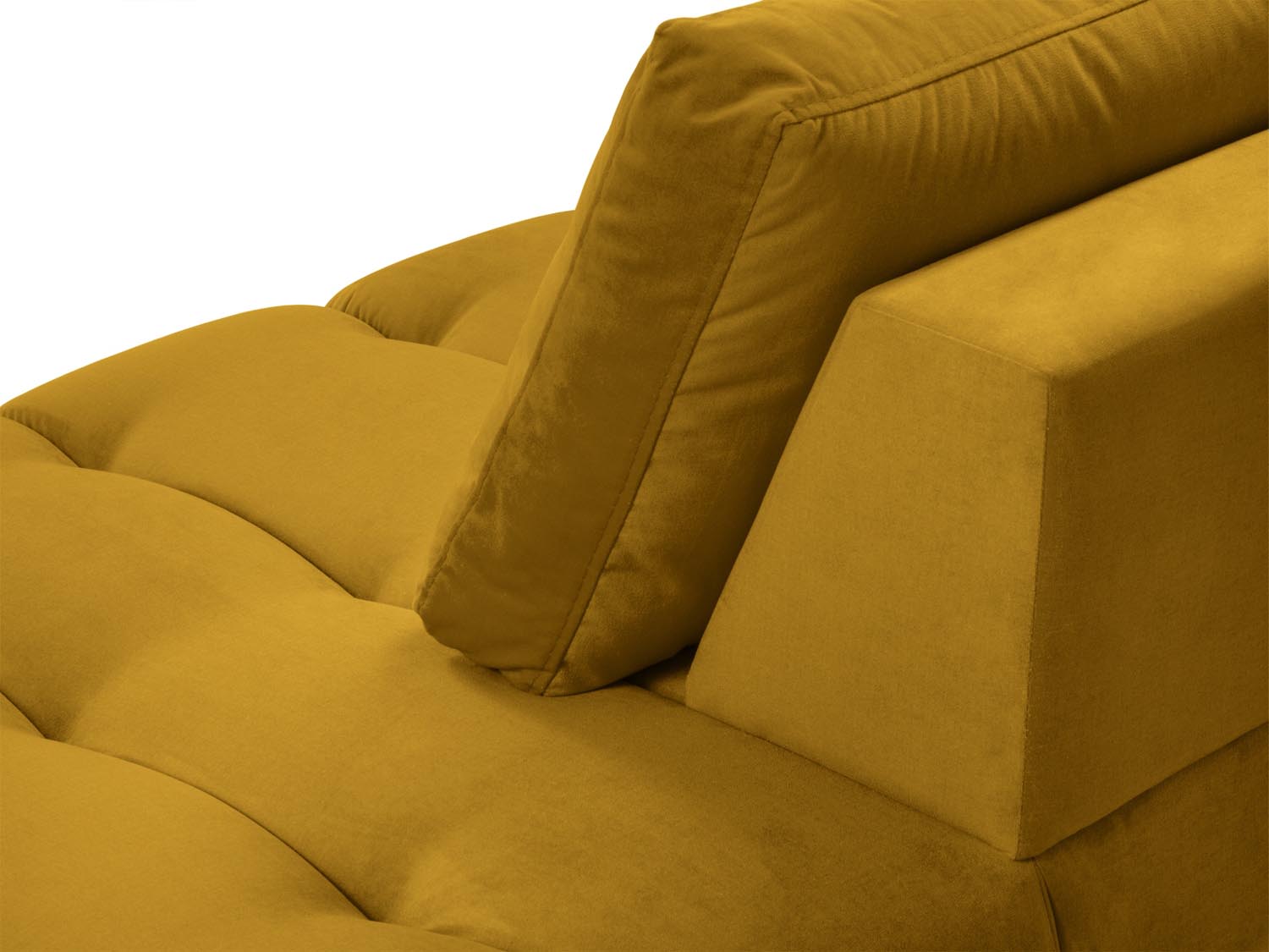 Erleben Sie luxuriösen Komfort mit der Hastings Velour Chaise Longue rechts 2 Sitzer von Cosmopolitan Design – perfekt für Ihr elegantes Zuhause.