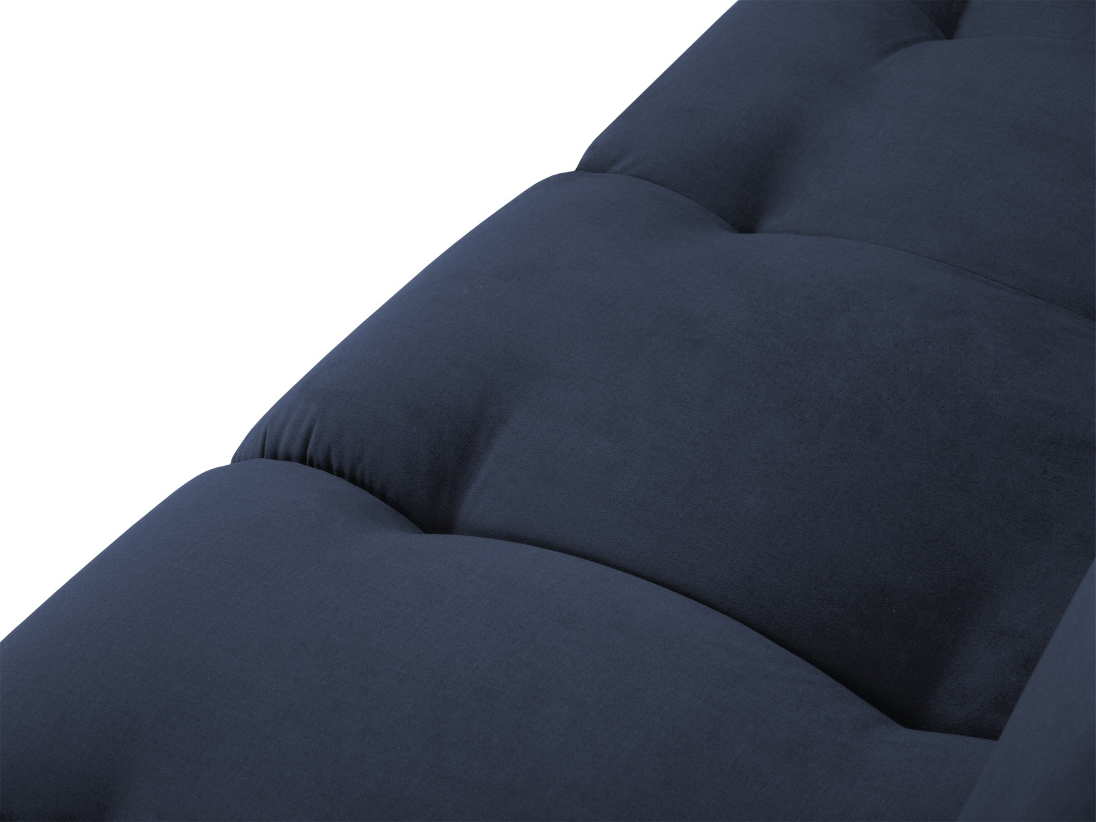 Erleben Sie luxuriösen Komfort mit der Hastings Velour Chaise Longue rechts 2 Sitzer von Cosmopolitan Design – perfekt für Ihr elegantes Zuhause.