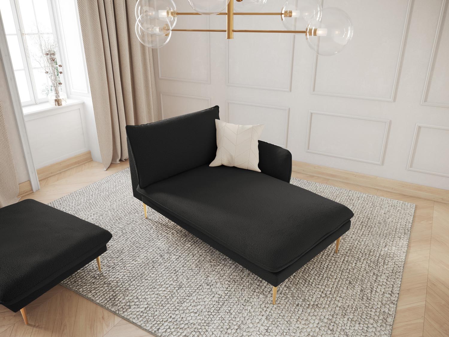 Entdecken Sie das elegante Vienna Boucle Sofa Chaise Lounge rechts von Cosmopolitan Design – ideal für stilvolle Wohnräume und höchsten Komfort.