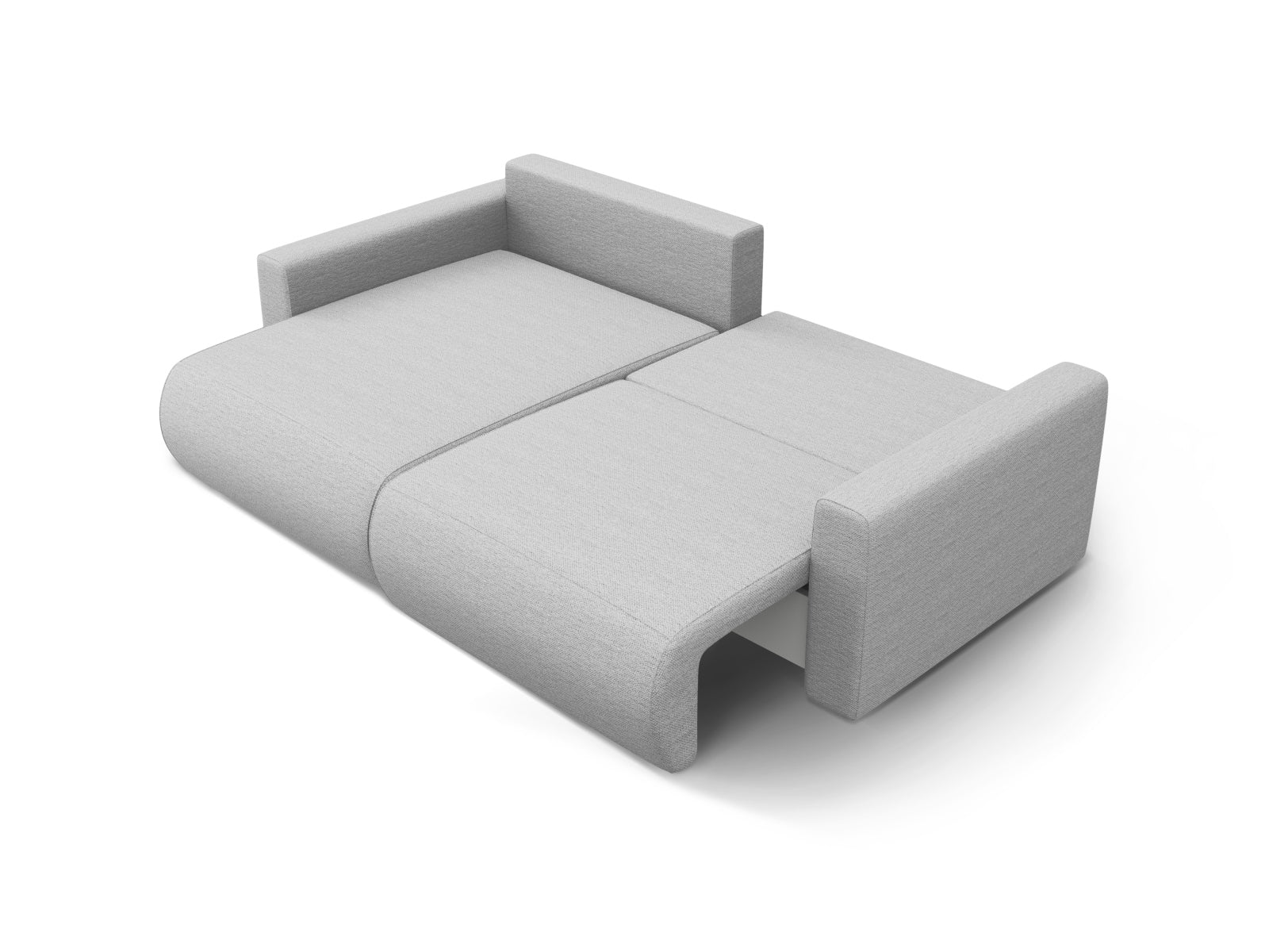 Stylisches L-Sofa Belfast in elegantem Grau, 3-Sitzer mit praktischer Schlaffunktion und integriertem Stauraum für vielseitige Nutzung.