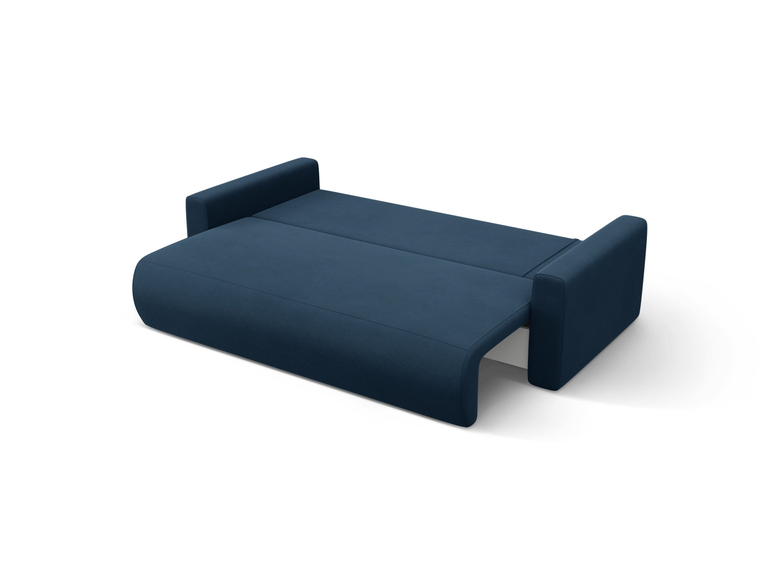 Elegantes Belfast Ecksofa in Royalblau, 3-Sitzer mit cleverer Schlaffunktion und Stauraum, ideal für stilvolle Entspannung.