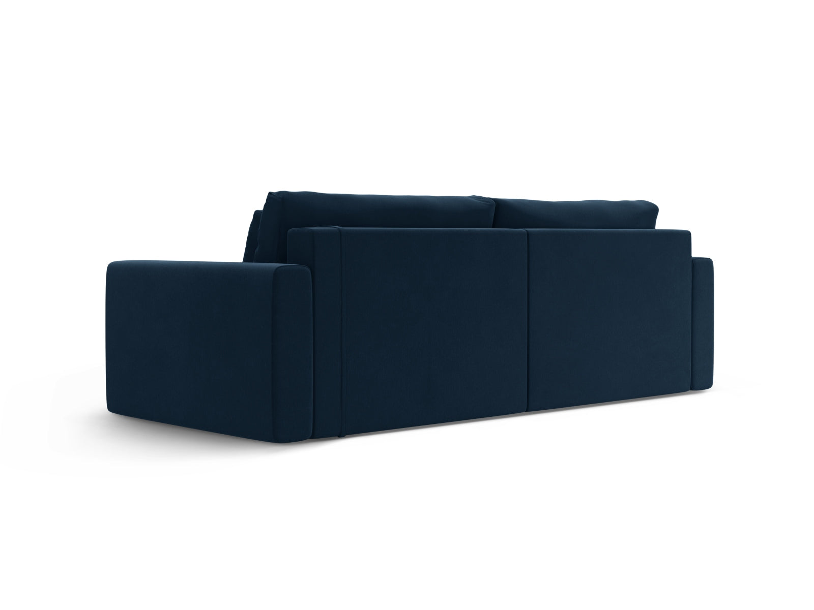 Elegantes Belfast Ecksofa in Royalblau, 3-Sitzer mit cleverer Schlaffunktion und zusätzlichem Stauraum für optimalen Komfort.