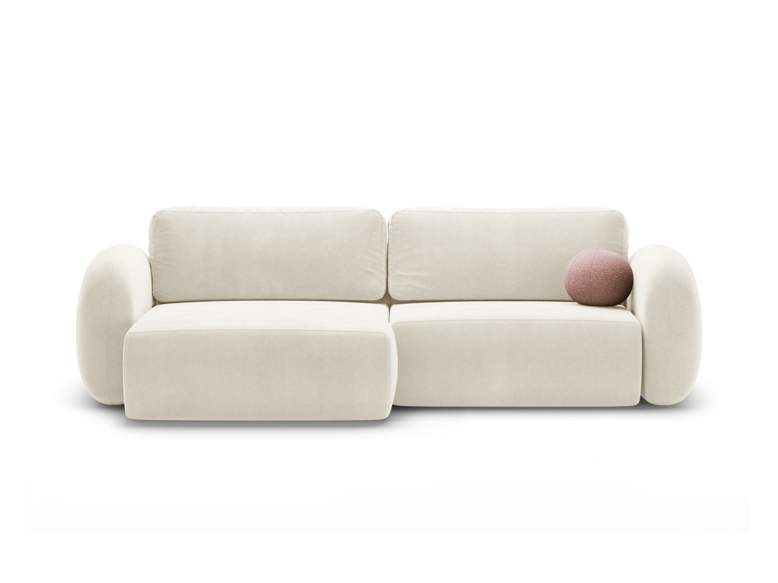 Tonale Ecksofa mit Schlaffunktion und Stauraum 4 Sitzer in Ivory präsentiert im Onlineshop von KAQTU Design AG. Ecksofa ist von Cosmopolitan Design