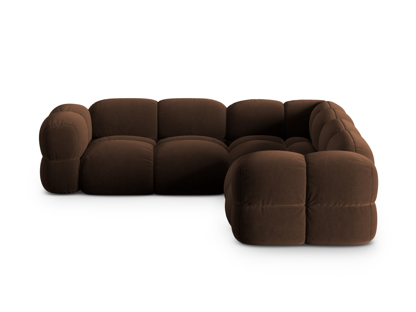 Erleben Sie das Loretto Velour Ecksofa 250cm – ein luxuriöses 4-Sitzer Sofa, das modernes Design mit optimalem Komfort vereint. Ideal für Ihr Zuhause!