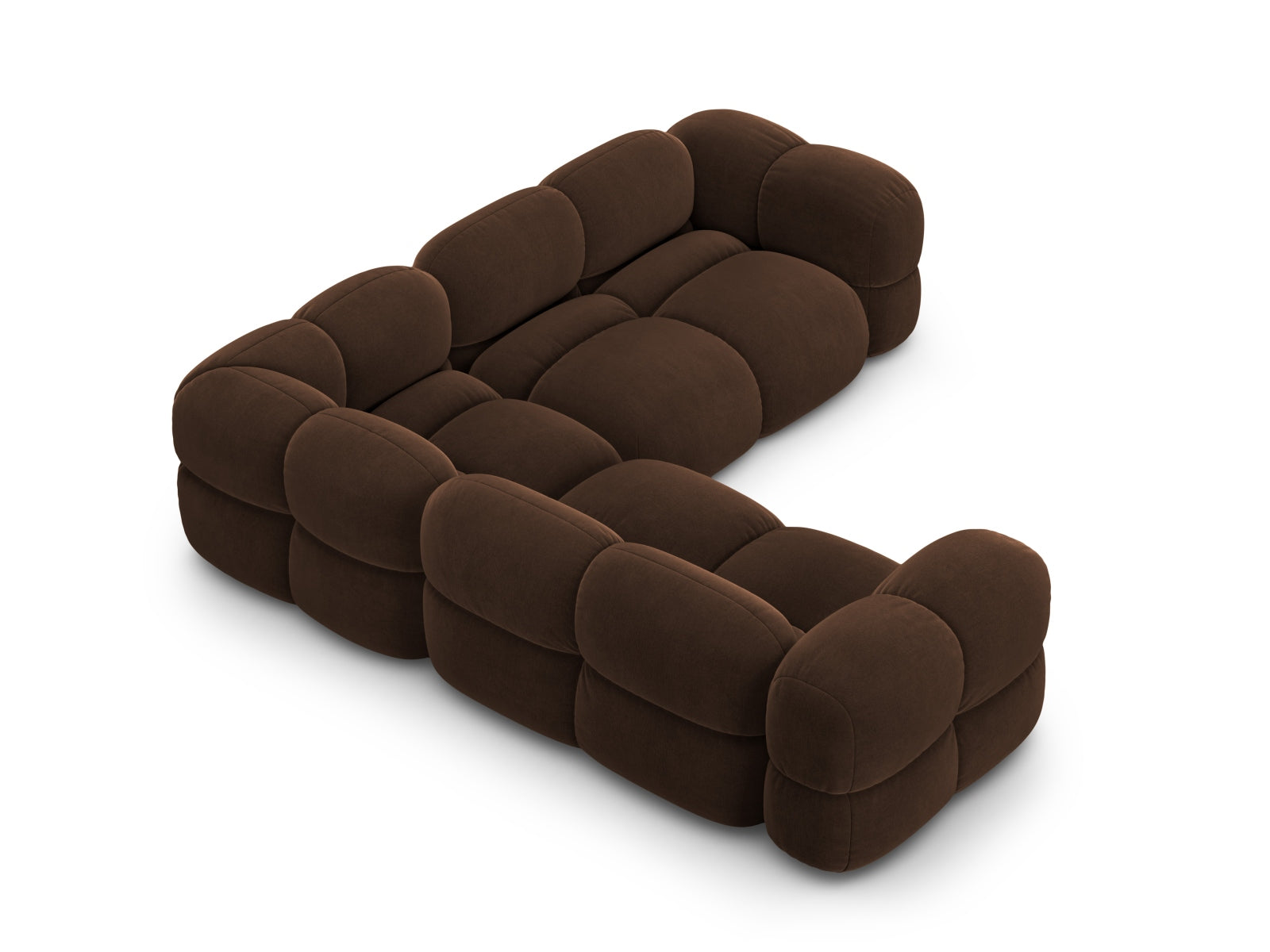 Erleben Sie das Loretto Velour Ecksofa 250cm – ein luxuriöses 4-Sitzer Sofa, das modernes Design und höchsten Komfort vereint. Ideal für Ihr Zuhause!