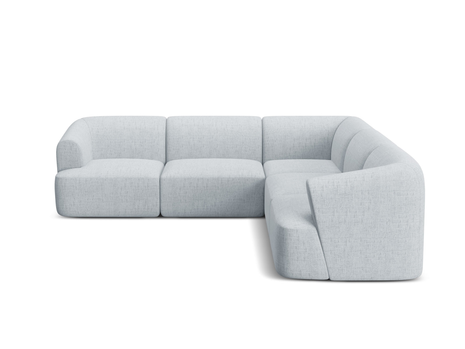 Modulares 6-Sitzer Ecksofa Campi von Cosmopolitan Design, ideal für stilvolle Wohnräume, bietet Komfort und Flexibilität.