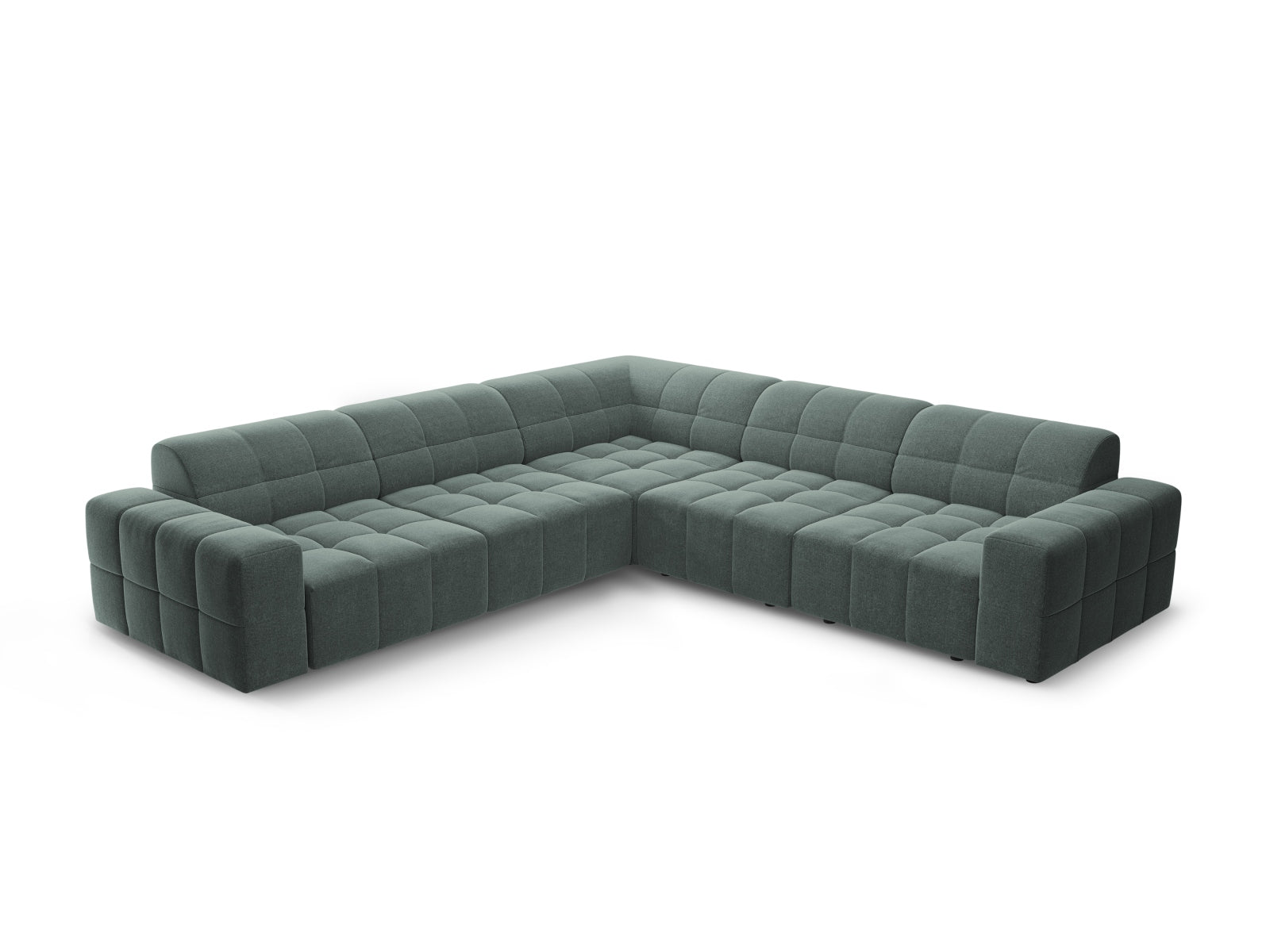 Chicago Ecksofa 4 Sitzer 287cm in Petrol präsentiert im Onlineshop von KAQTU Design AG. Ecksofa ist von Cosmopolitan Design