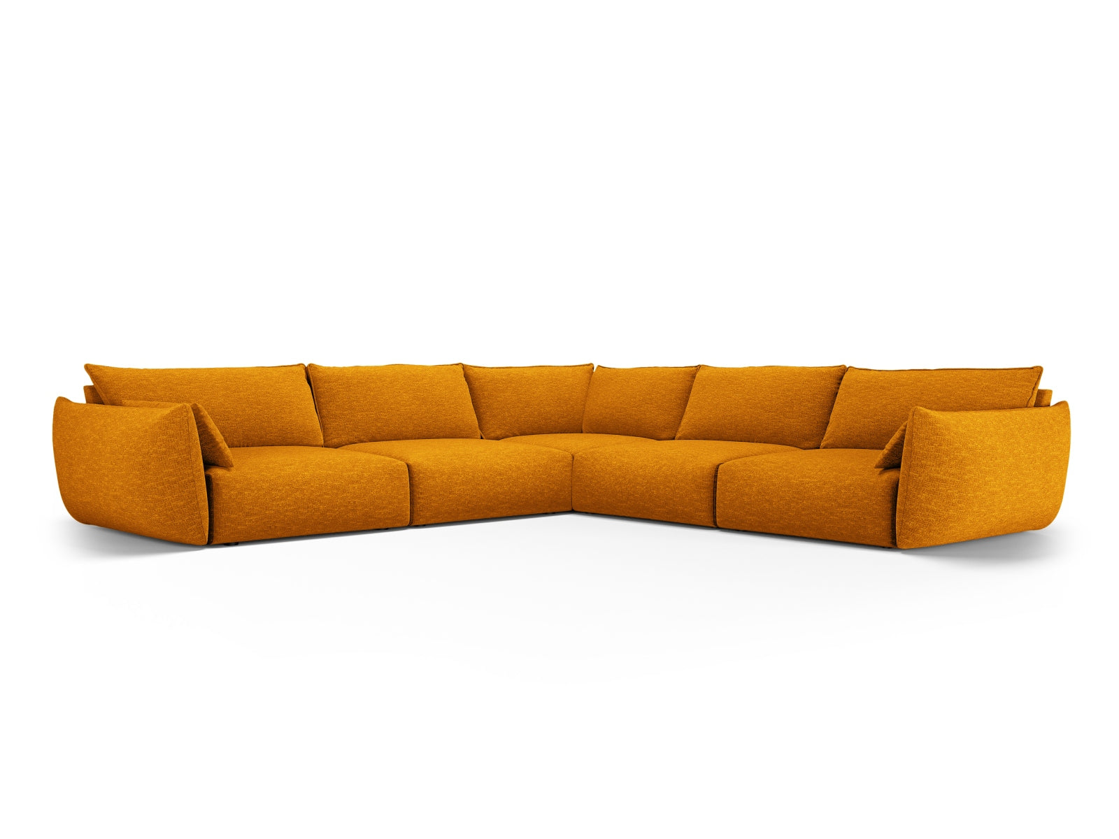7-Sitzer Ecksofa Symmetric Matera in Yellow-Haga präsentiert im Onlineshop von KAQTU Design AG. Ecksofa ist von Cosmopolitan Design