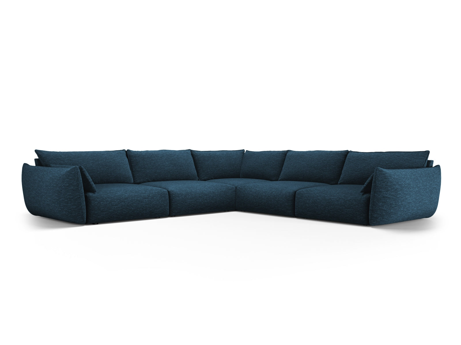 7-Sitzer Ecksofa Symmetric Matera in Royal Blue-Haga präsentiert im Onlineshop von KAQTU Design AG. Ecksofa ist von Cosmopolitan Design