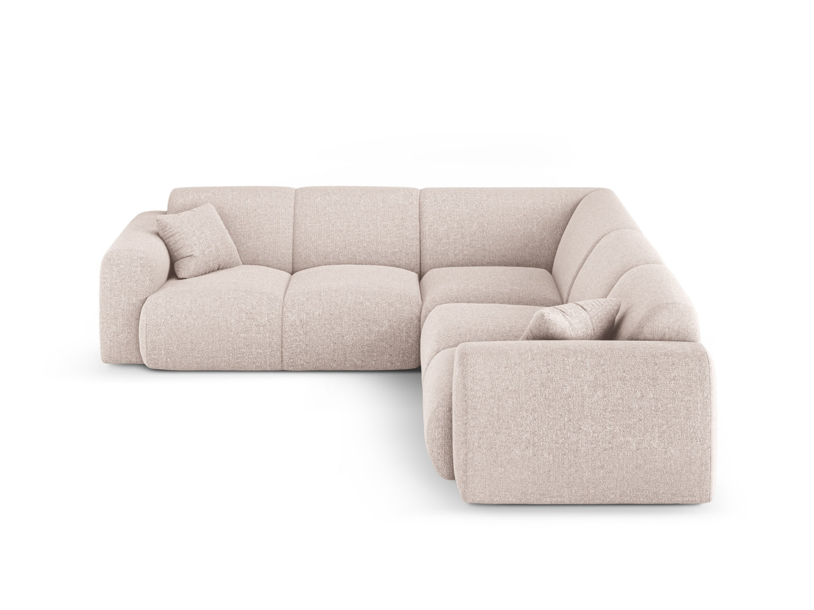 Nolio Symmetrical Ecksofa 5 Sitzer 252cm in Beige-Haga präsentiert im Onlineshop von KAQTU Design AG. Ecksofa ist von Cosmopolitan Design