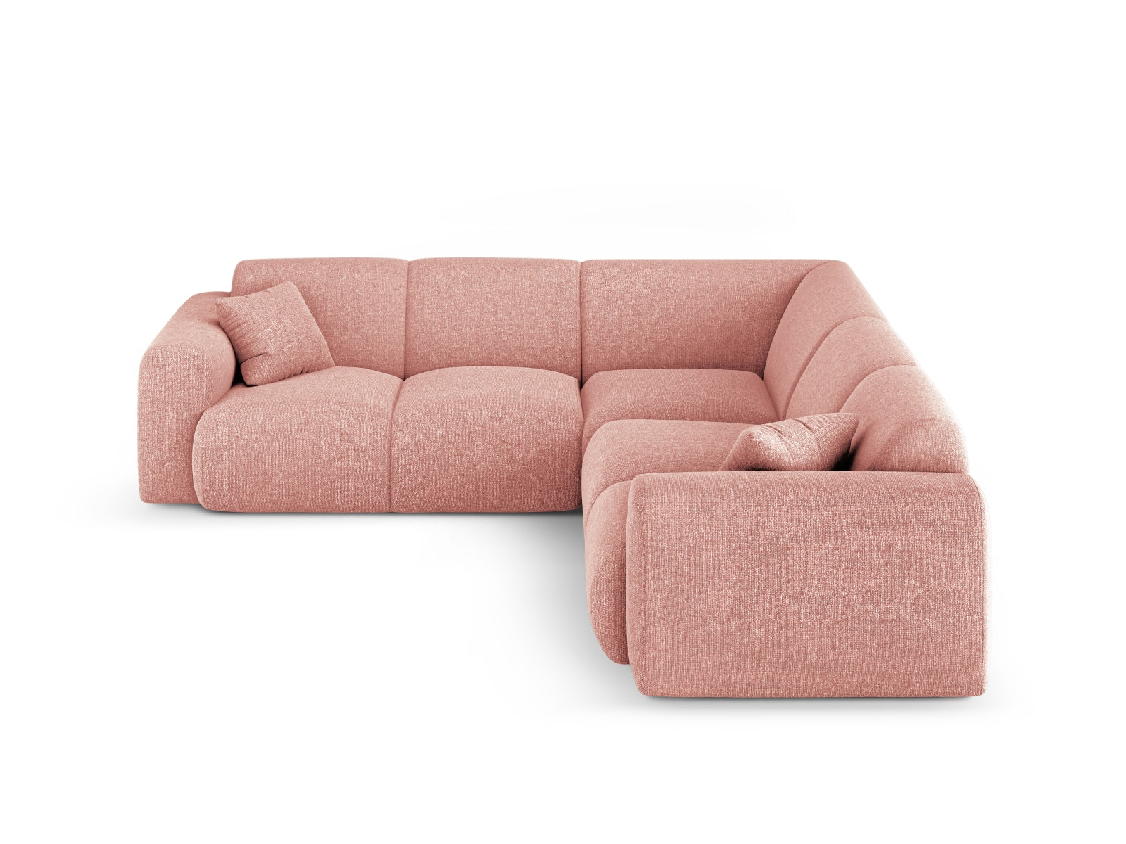 Nolio Symmetrical Ecksofa 5 Sitzer 252cm in Pink-Haga präsentiert im Onlineshop von KAQTU Design AG. Ecksofa ist von Cosmopolitan Design
