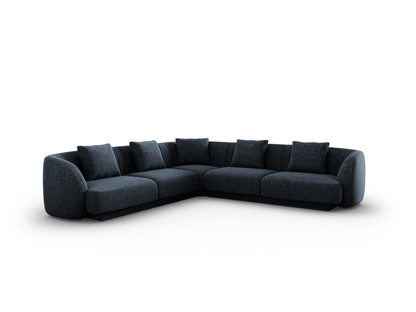 Tulum Ecksofa Reversible 5 Sitzer 255cm in Royal Blue-Haga präsentiert im Onlineshop von KAQTU Design AG. Ecksofa ist von Cosmopolitan Design