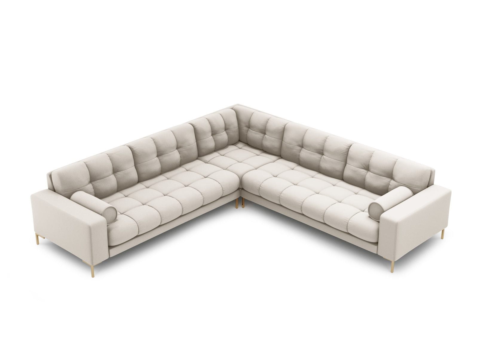 6-Sitzer Ecksofa Symmetric Bali in Beige-Neve präsentiert im Onlineshop von KAQTU Design AG. Ecksofa ist von Cosmopolitan Design