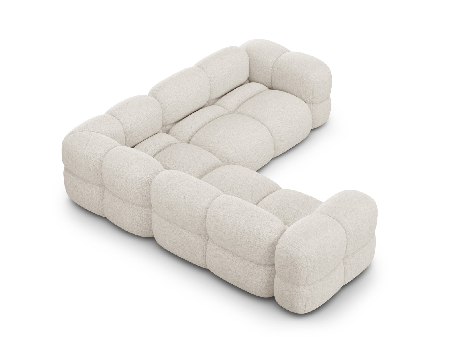 Erleben Sie das Loretto Ecksofa 250cm – ein modernes 4-Sitzer Sofa, das mit elegantem Design und hohem Komfort Ihr Wohnzimmer bereichert.