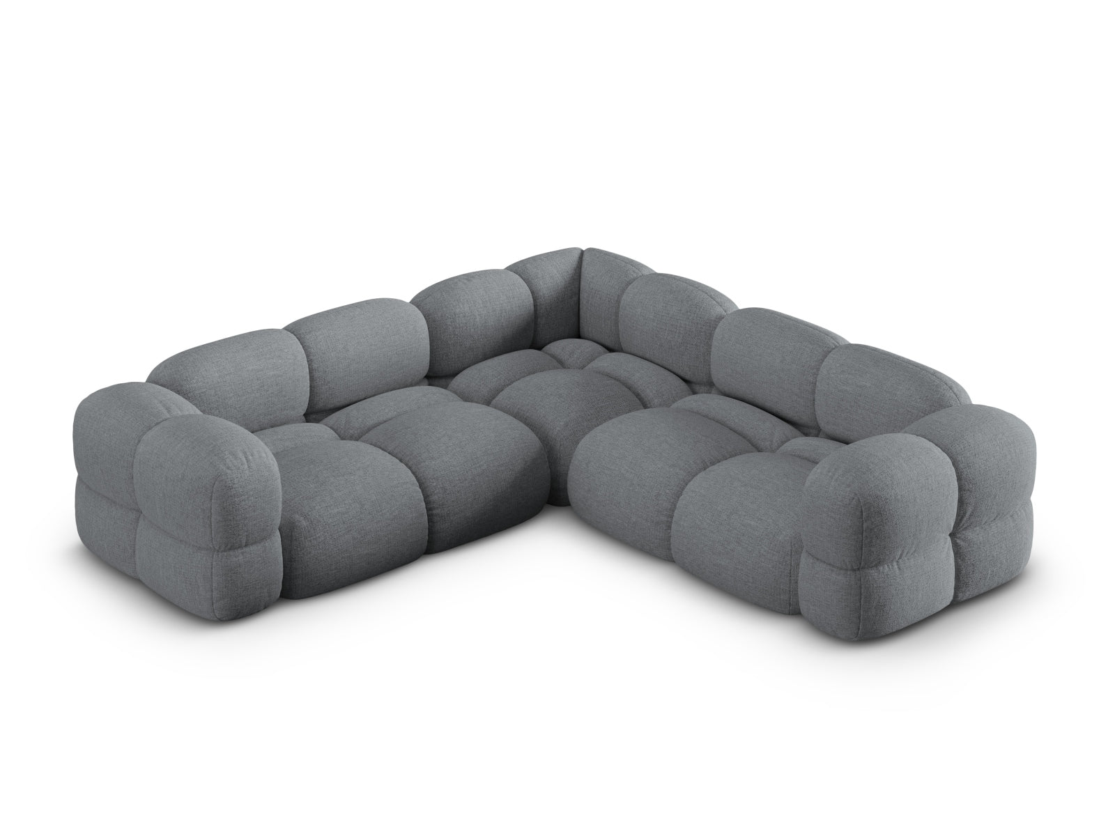 Loretto Symmetrical Ecksofa 4 Sitzer 250cm in Grey präsentiert im Onlineshop von KAQTU Design AG. Ecksofa ist von Cosmopolitan Design