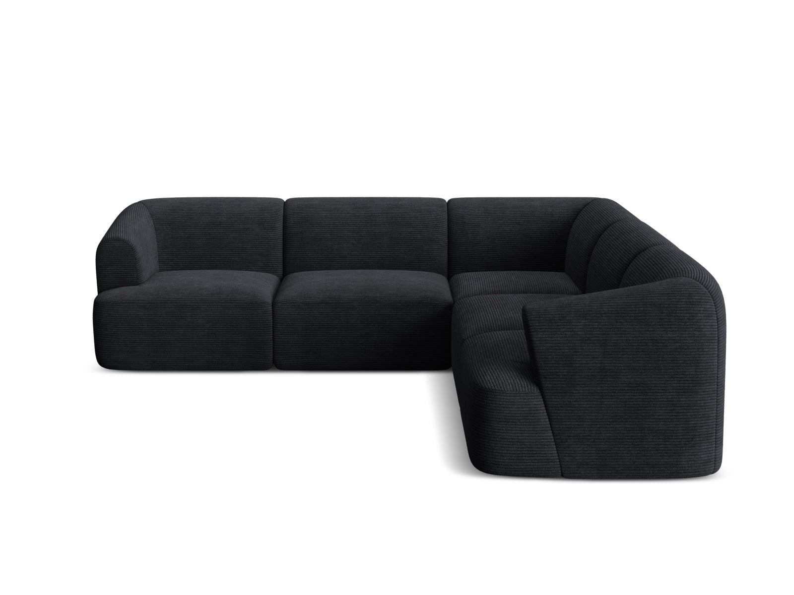 Modulares 6-Sitzer Ecksofa Campi von Cosmopolitan Design, symmetrisch gestaltet, perfekt für stilvolle Wohnräume und gesellige Abende.