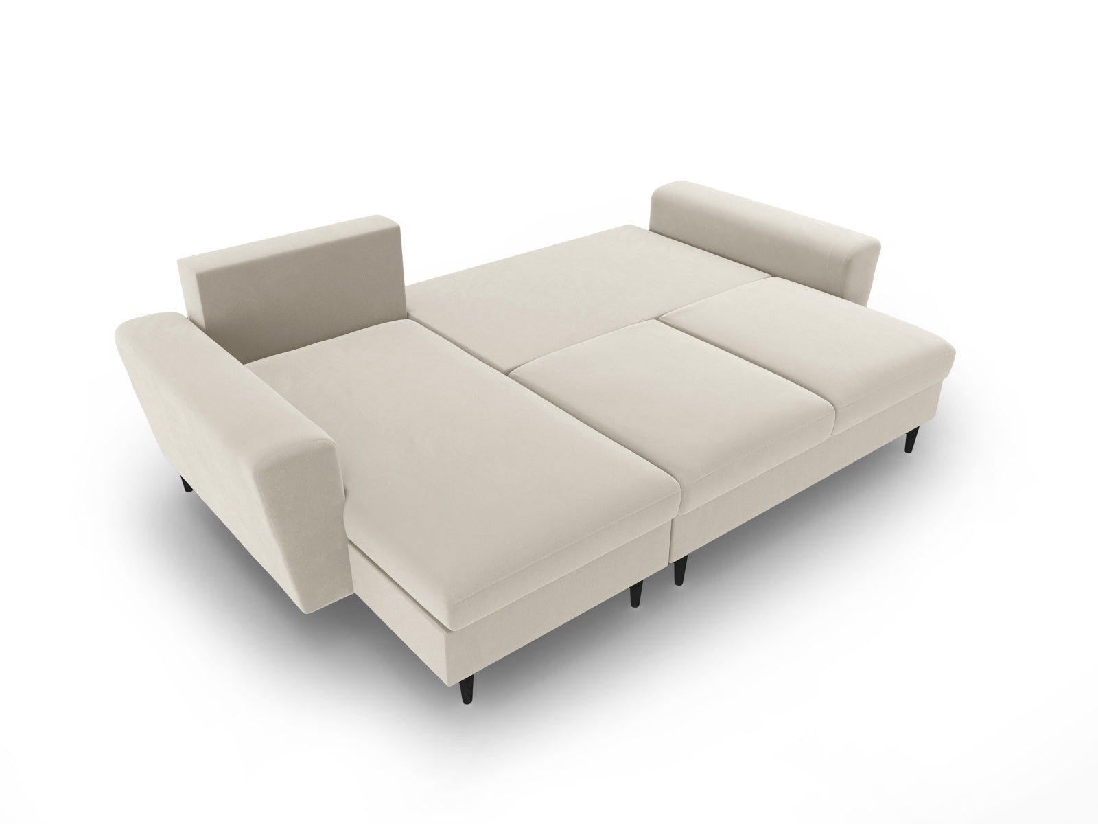 Entdecken Sie das vielseitige Kyoto Ecksofa mit Schlaffunktion und Stauraum. Ideal für stilvolle Wohnräume und entspannte Nächte.