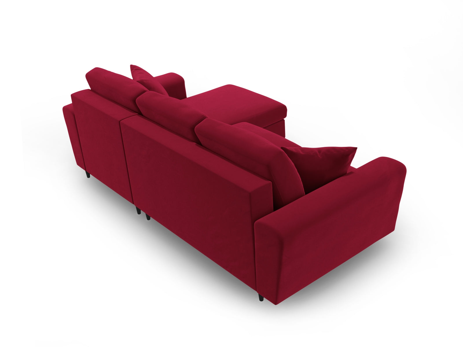 Das Kyoto Ecksofa von Cosmopolitan Design vereint modernes Design mit Funktionalität: Schlaffunktion und Stauraum für Ihr Zuhause!